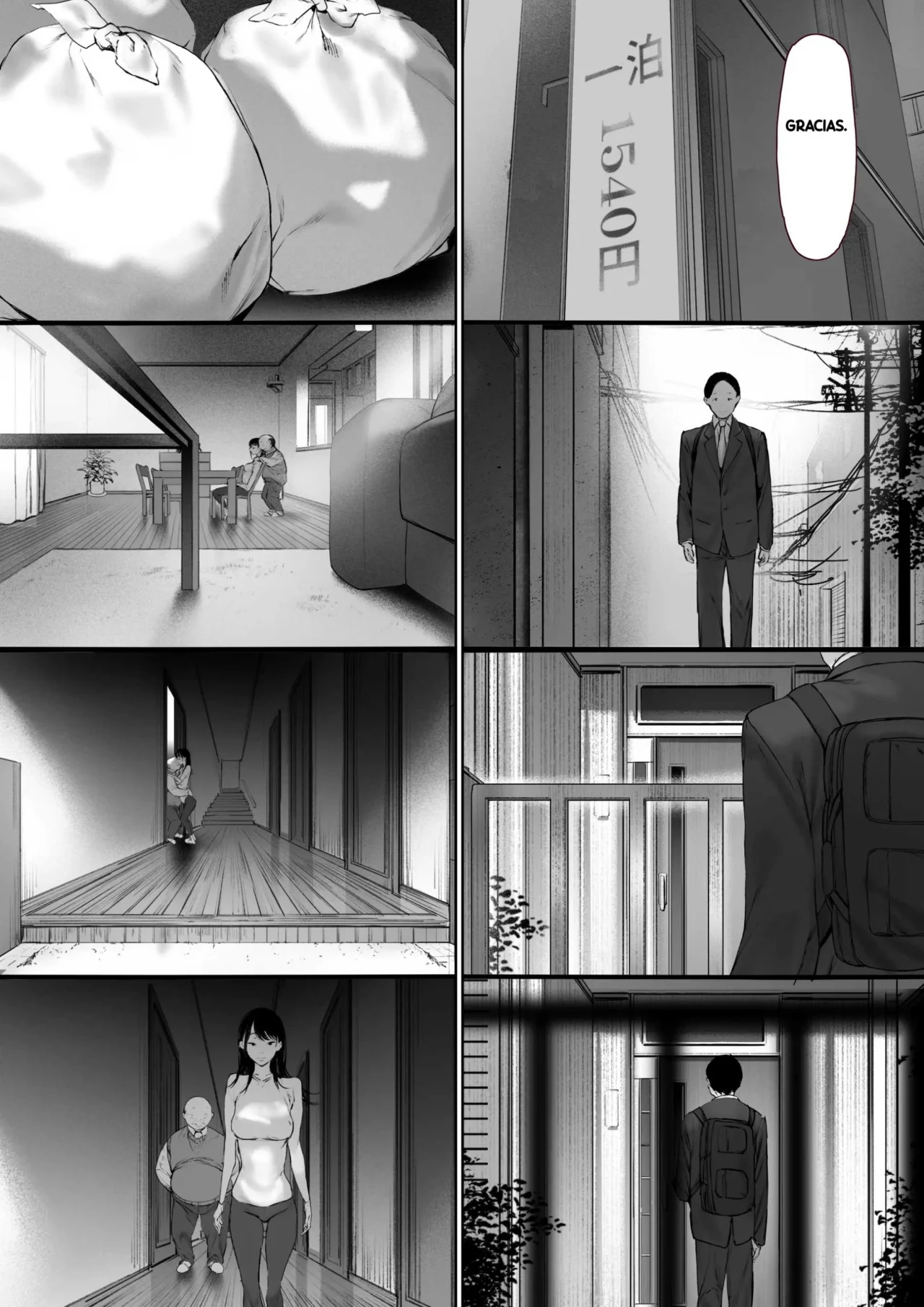 [Morita Shiki] Gifu To Doukyou Suru Ni Natta Shiawase Na Shinkon Seikatsu O Okuro Hazu Datta No Ni 3｜Se Suponía que Yo Vivía la Feliz Vida de Recién Casada, Pero Terminé... Siendo Violada por mi Suegro. 3 [Spanish] [Digital] 이미지 번호 154