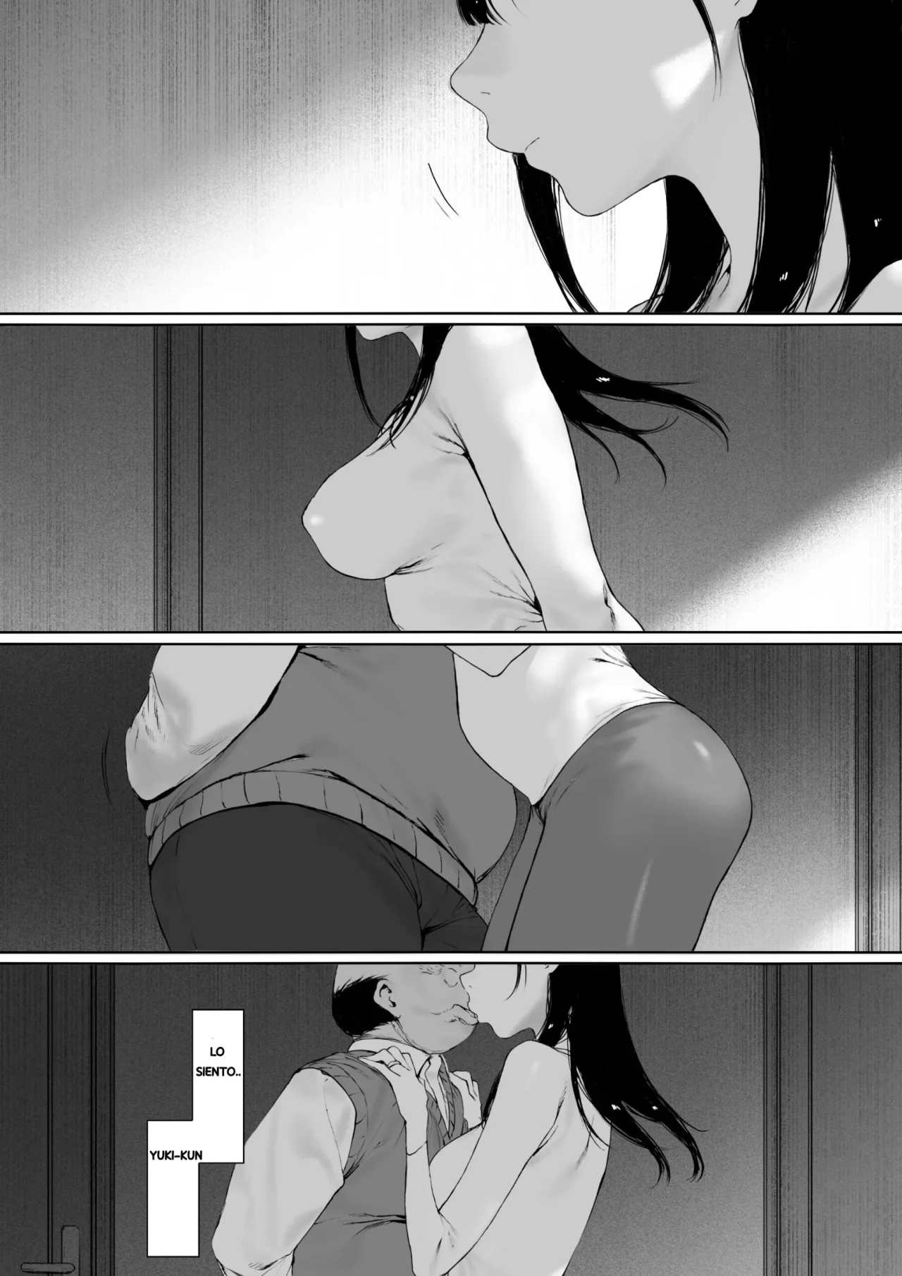 [Morita Shiki] Gifu To Doukyou Suru Ni Natta Shiawase Na Shinkon Seikatsu O Okuro Hazu Datta No Ni 3｜Se Suponía que Yo Vivía la Feliz Vida de Recién Casada, Pero Terminé... Siendo Violada por mi Suegro. 3 [Spanish] [Digital] 이미지 번호 157