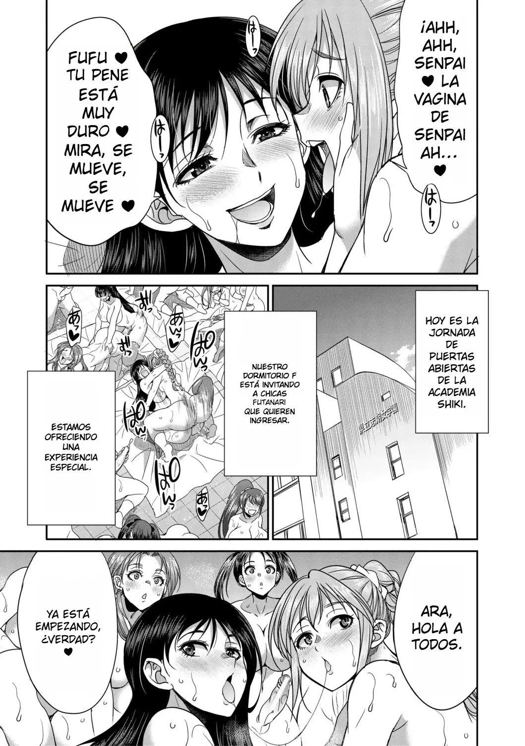 [Gekka Kaguya] Futanari Joshi Kousei wa Ryoubo-san to...2,3,3.5 [Spanish][EbisuTraslade] image number 58