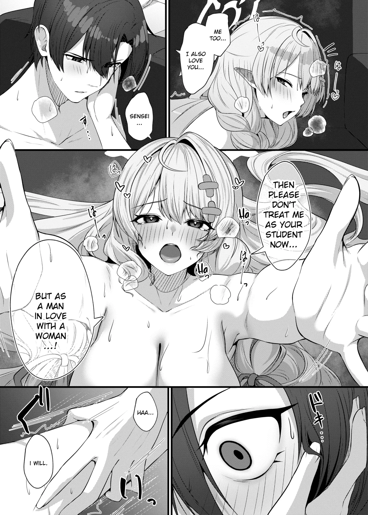 [Mendako Suizokukan (Oruka)] Sensei ni Kyuugo no Te o! | A Helping Hand for Sensei! (Blue Archive) [English] [Literally Starving] [Digital] image number 29