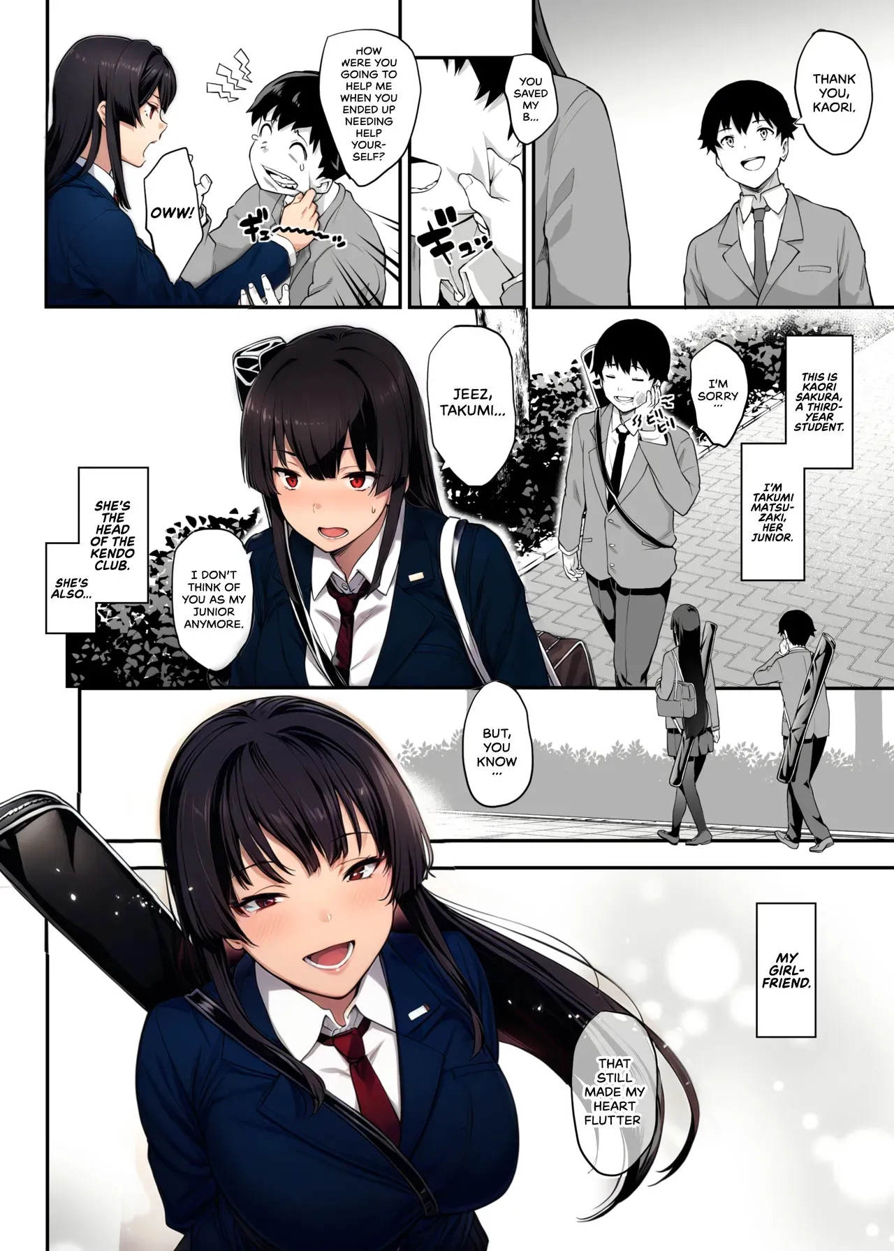 My Childhood Crush, the Fierce and Beautiful Kendo Club Captain, Would Never Fall for a Fuckboy [Colorized] [Ongoing] [head empty] Bildnummer 3