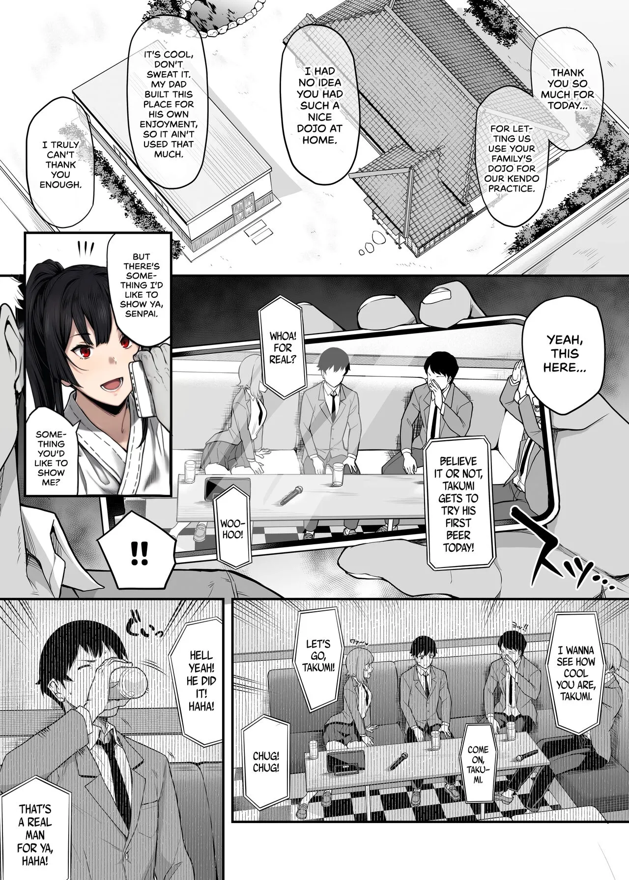 My Childhood Crush, the Fierce and Beautiful Kendo Club Captain, Would Never Fall for a Fuckboy [Colorized] [Ongoing] [head empty] Bildnummer 16