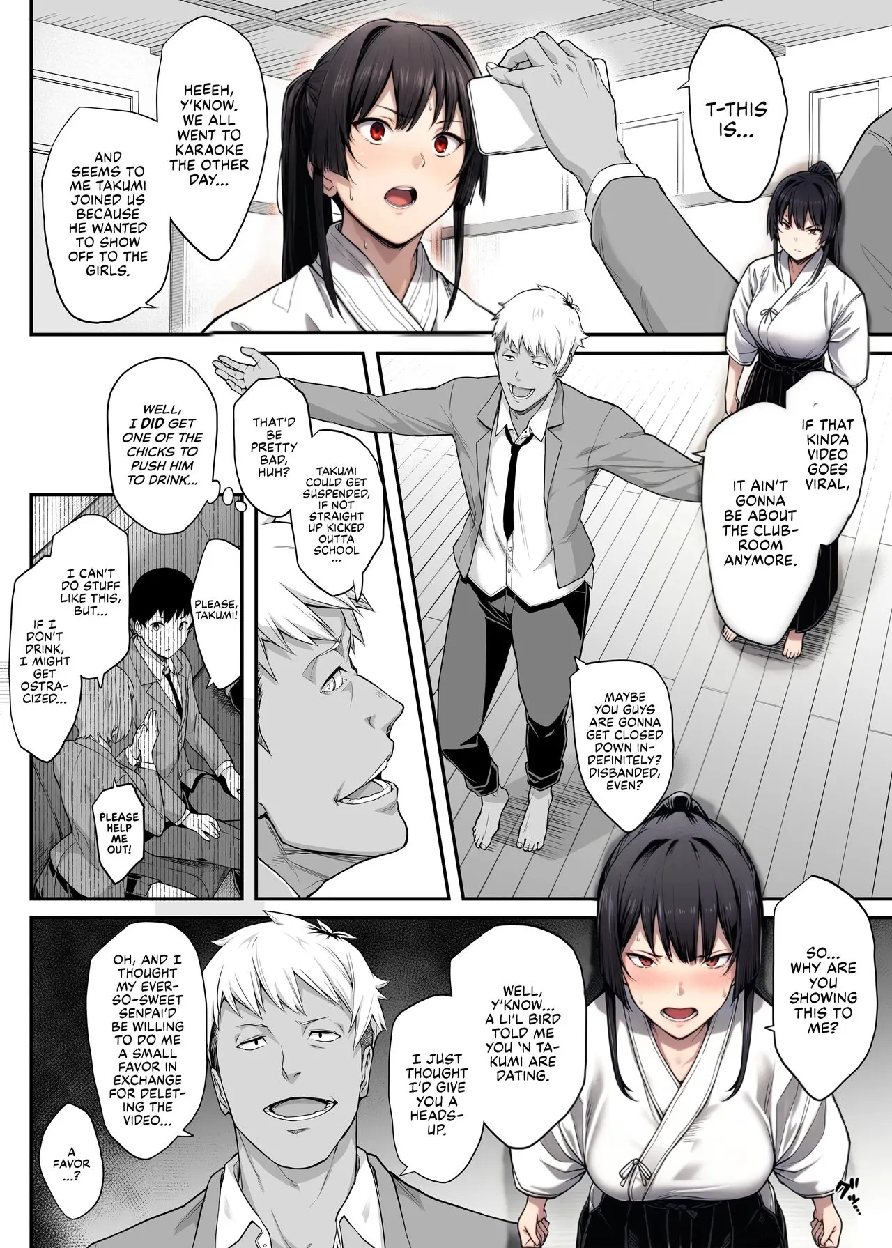 My Childhood Crush, the Fierce and Beautiful Kendo Club Captain, Would Never Fall for a Fuckboy [Colorized] [Ongoing] [head empty] Bildnummer 17