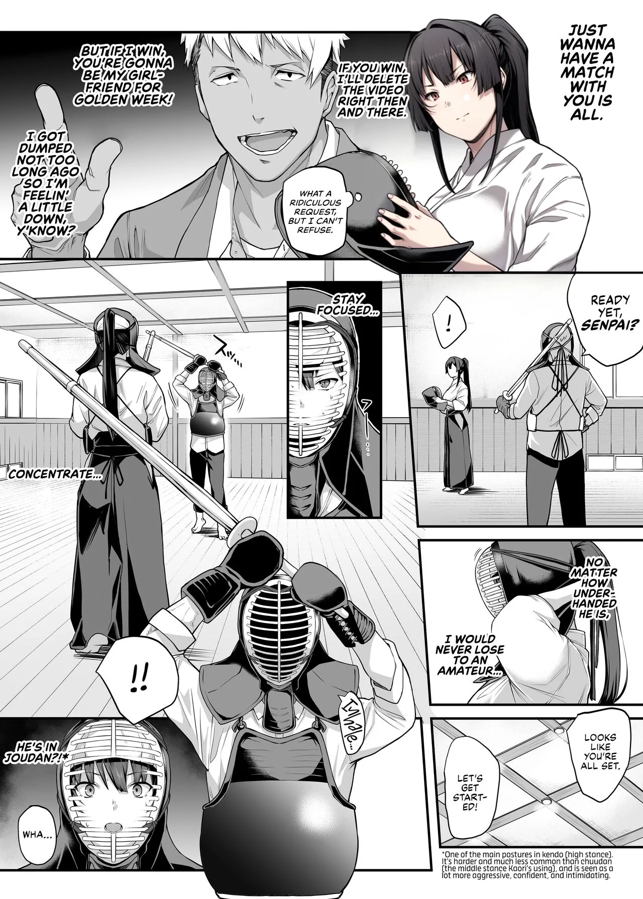 My Childhood Crush, the Fierce and Beautiful Kendo Club Captain, Would Never Fall for a Fuckboy [Colorized] [Ongoing] [head empty] Bildnummer 18