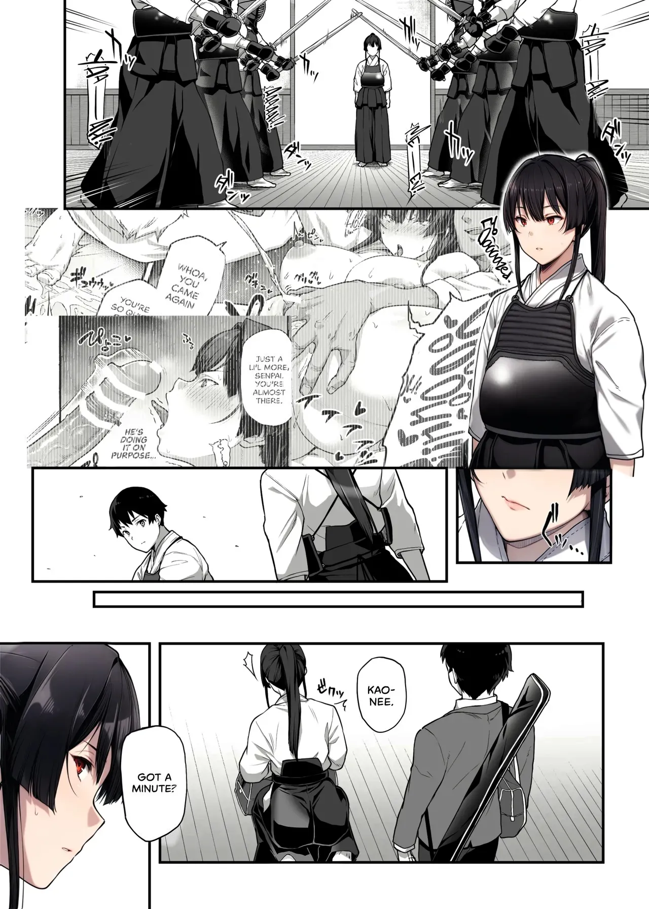 My Childhood Crush, the Fierce and Beautiful Kendo Club Captain, Would Never Fall for a Fuckboy [Colorized] [Ongoing] [head empty] Bildnummer 29