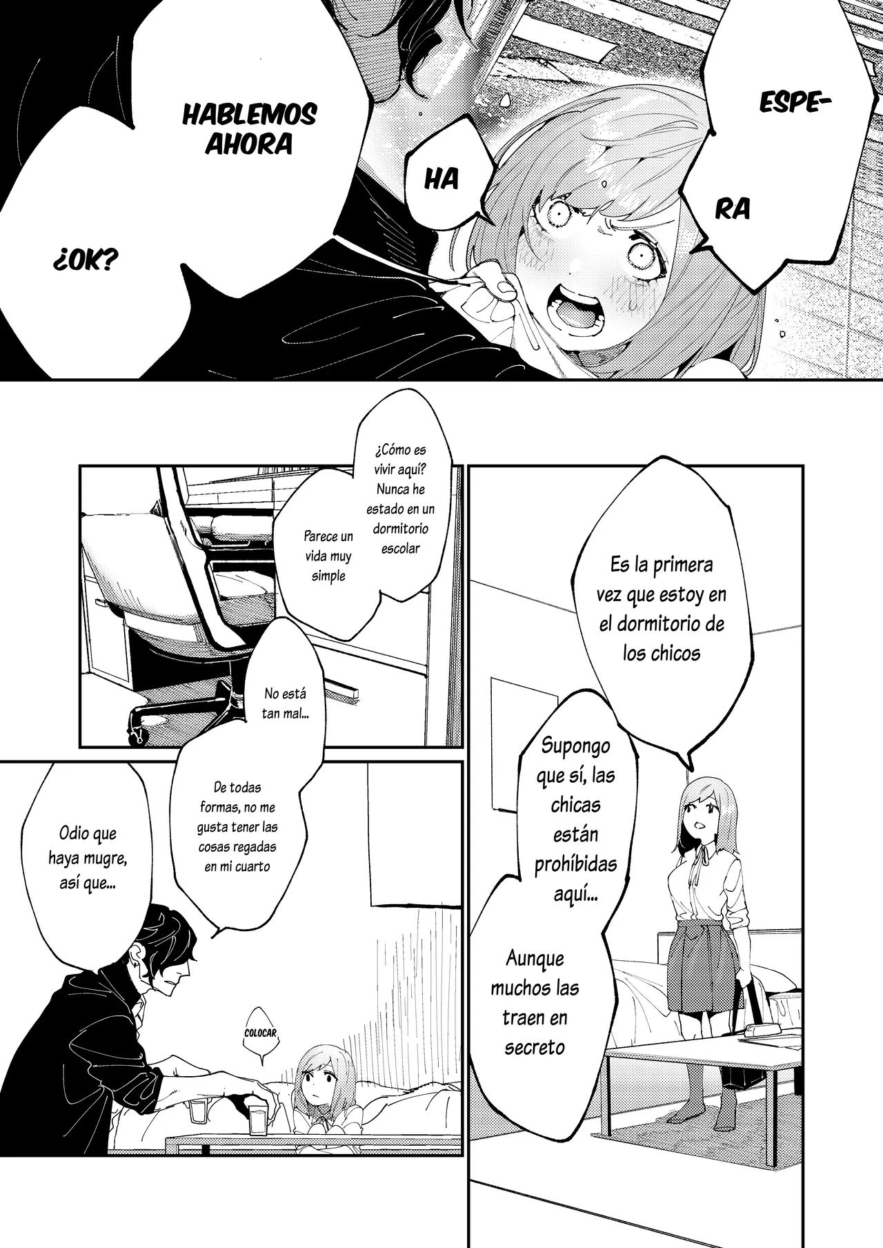 [Aizawa Seinikuten (Aizawa Anji)] Kuma to Tora ~Taikakusa Osananajimi no Hajimete kara, Kemono ni Naru 2-kakan made~[Spanish] [Lovely Diablesse Scan] image number 17