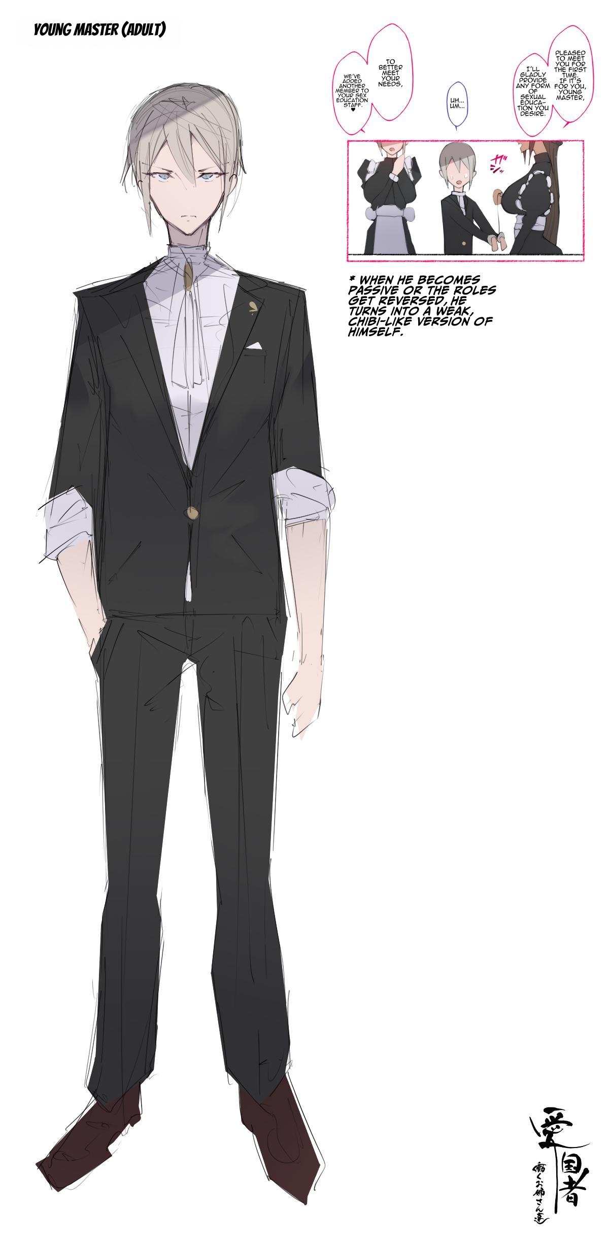 [Agobitch] The Master Gets Squeezed By His Lusty Maids!! image number 48