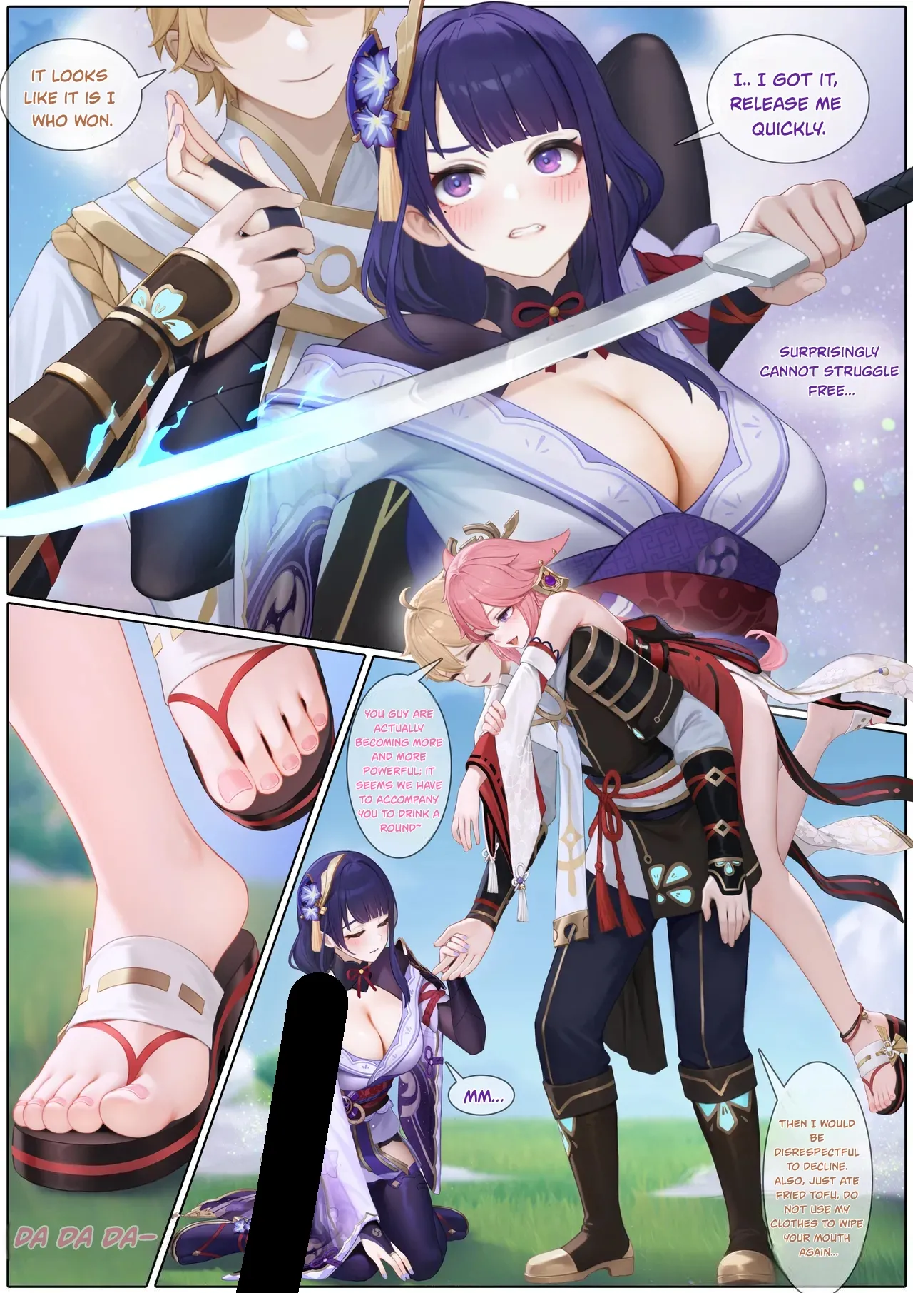 [Ruthless Ashtray] Drinking Together in Inazuma 1-13 (Genshin Impact) image number 5