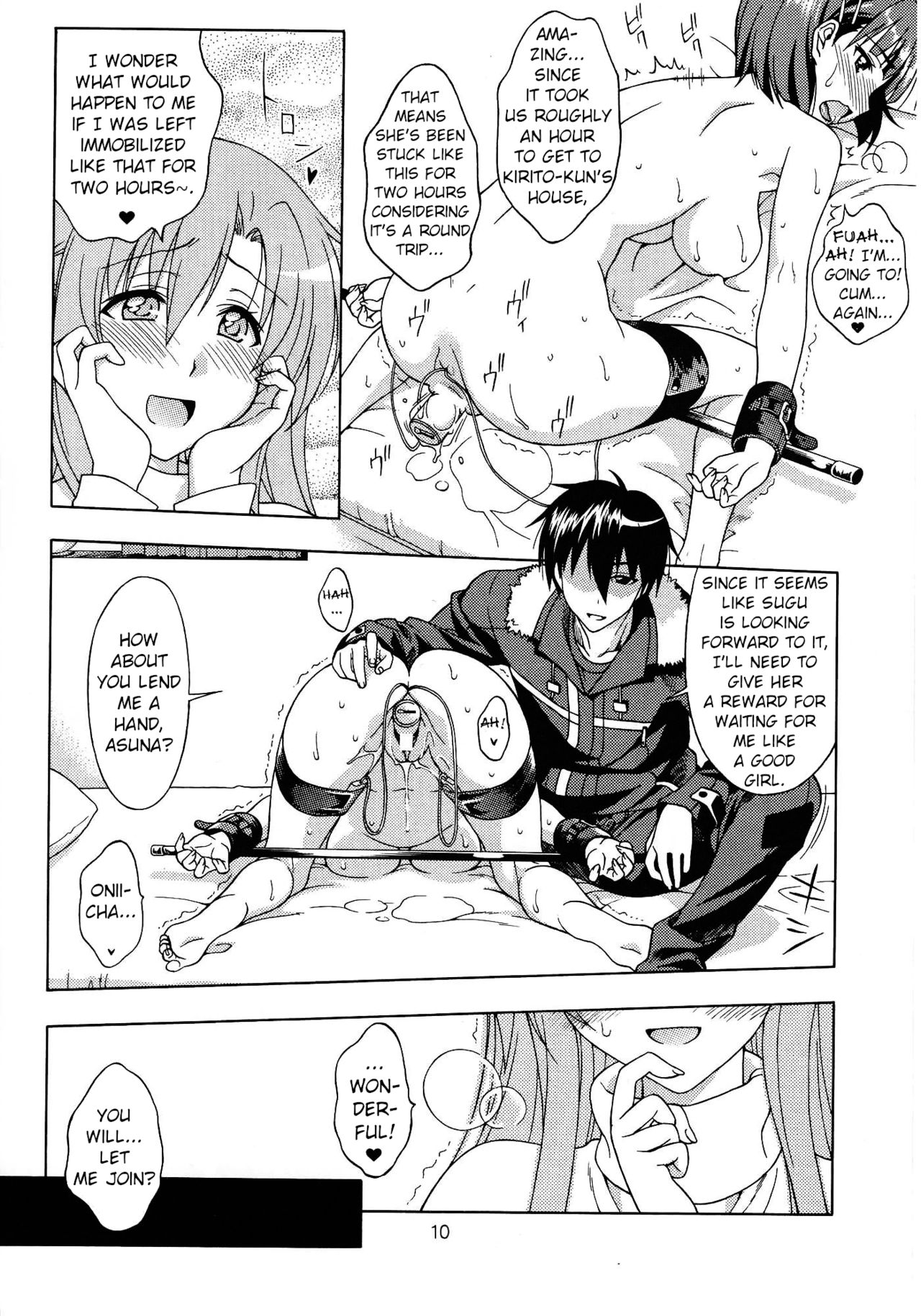 (HaruCC18) [Geiwamiwosukuu!! (Karura Syou)] Etsuraku no Sono | Garden of pleasure (Sword Art Online) [English] [EHCOVE] imagen número 9