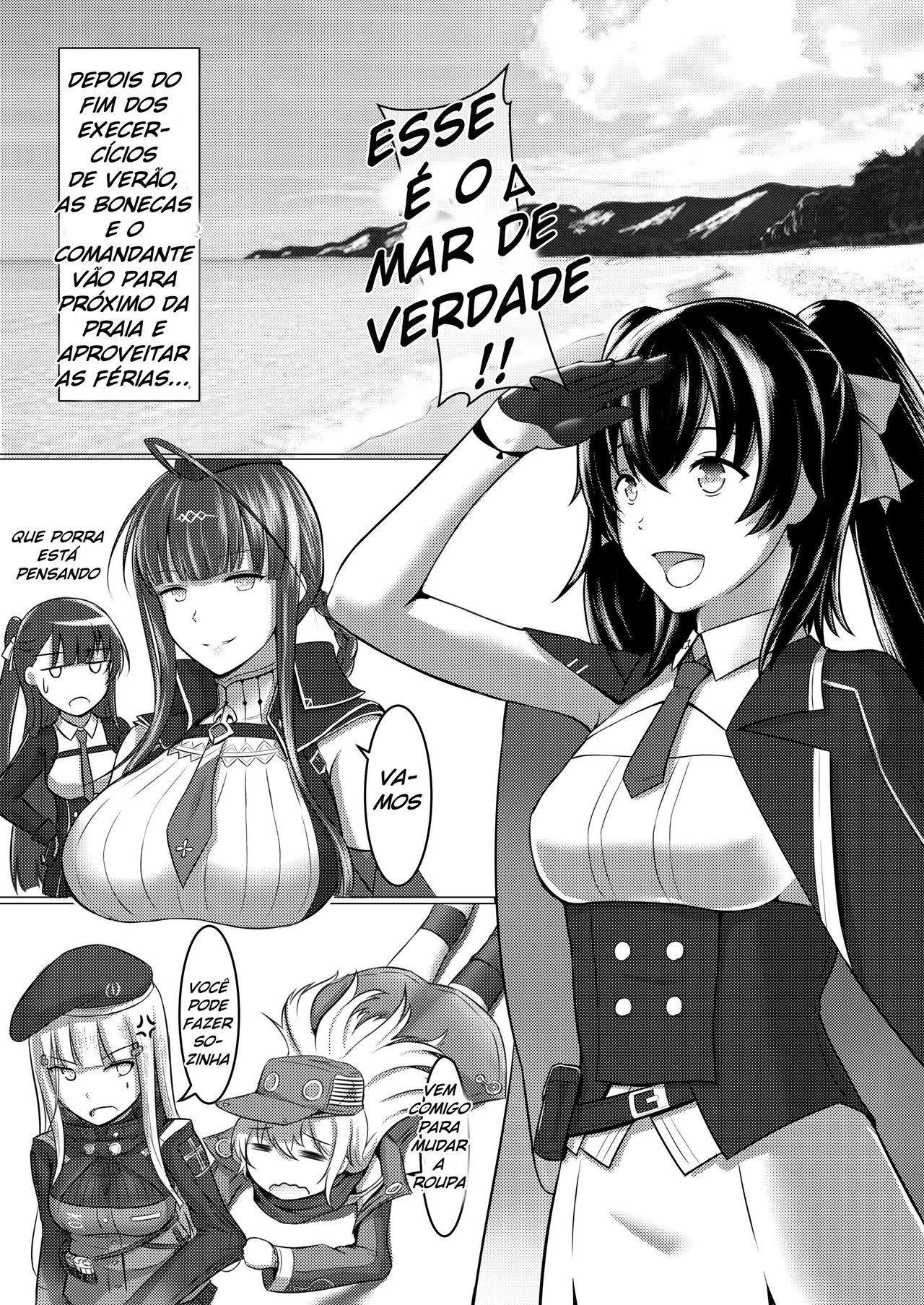 (FF32) [mingke] Xihuazhili Xiaripian | A Lovely Flower's Gift - Summer Edition (Girls' Frontline) [Portuguese-BR] 2eme image