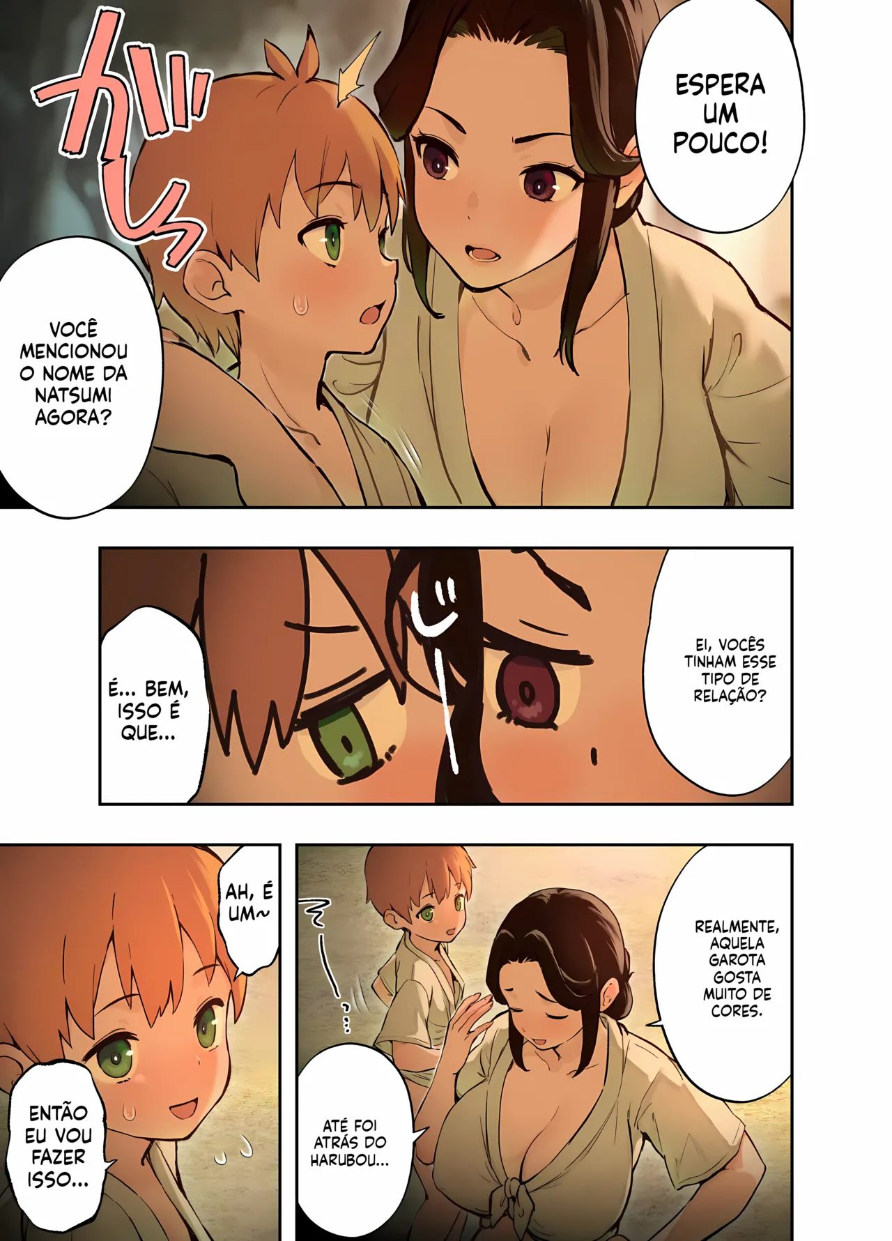 [Omochi Nabe] Inaka no Shinseki to H o suru Hanashi Akino Hen [Portuguese-BR] [Upscale] image number 8