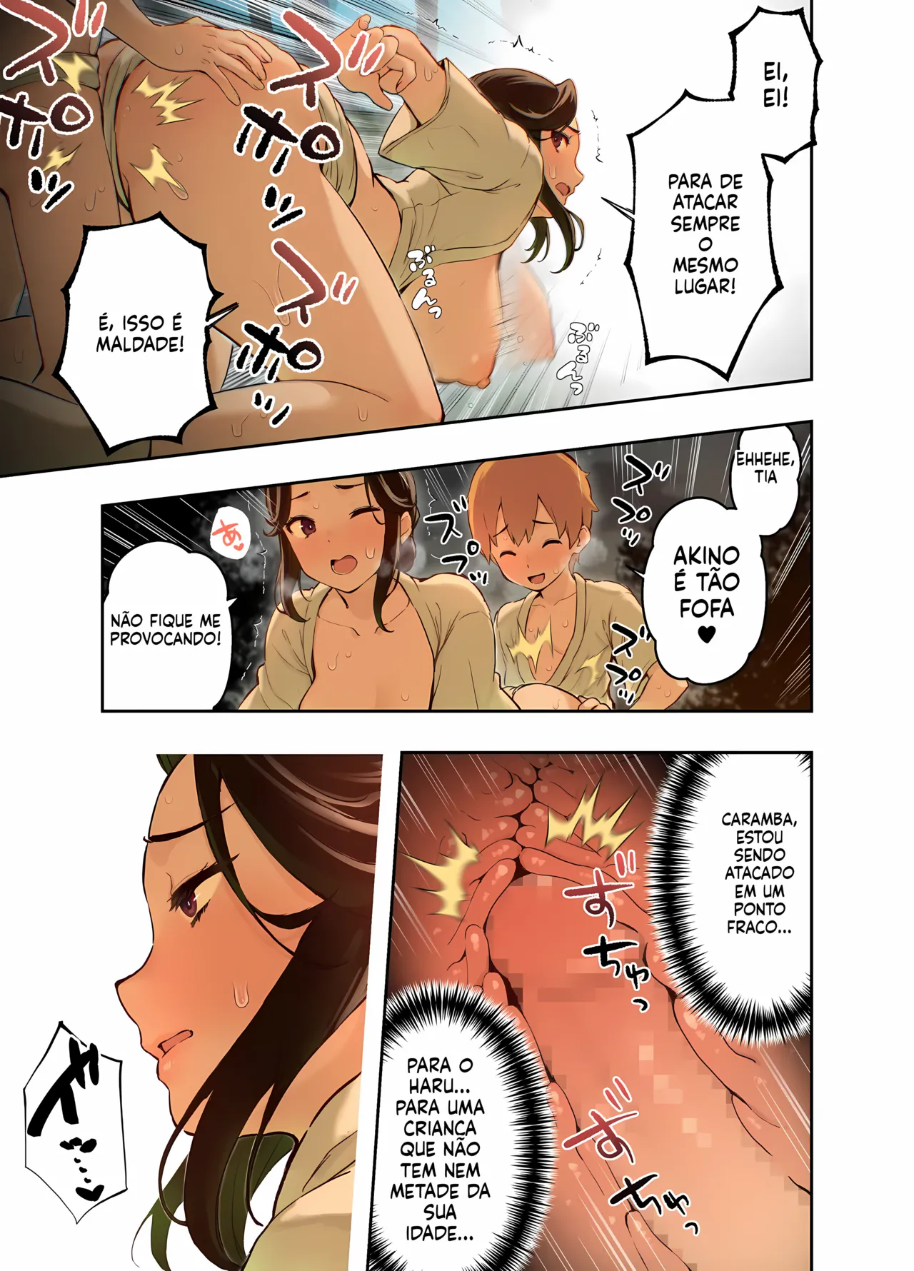 [Omochi Nabe] Inaka no Shinseki to H o suru Hanashi Akino Hen [Portuguese-BR] [Upscale] image number 22