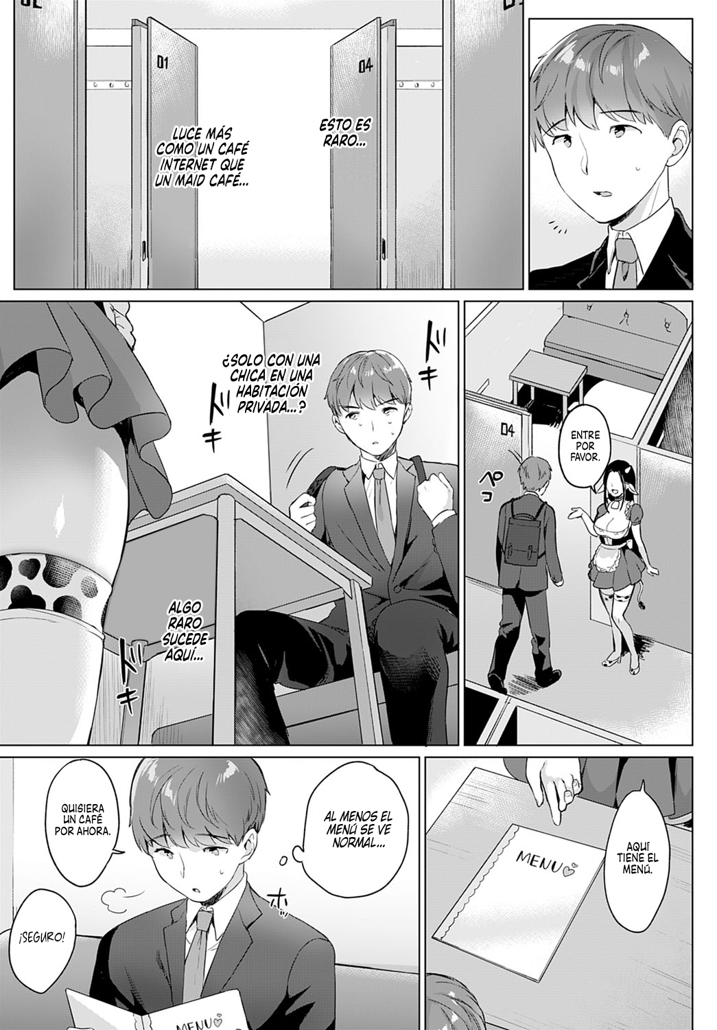 [Ushinomiya] Bonyuu Cafe Moo Moo | Cafe Moo Moo (COMIC Anthurium 2021-04) [Spanish] [NekoCreme] [Digital] numero di immagine  3