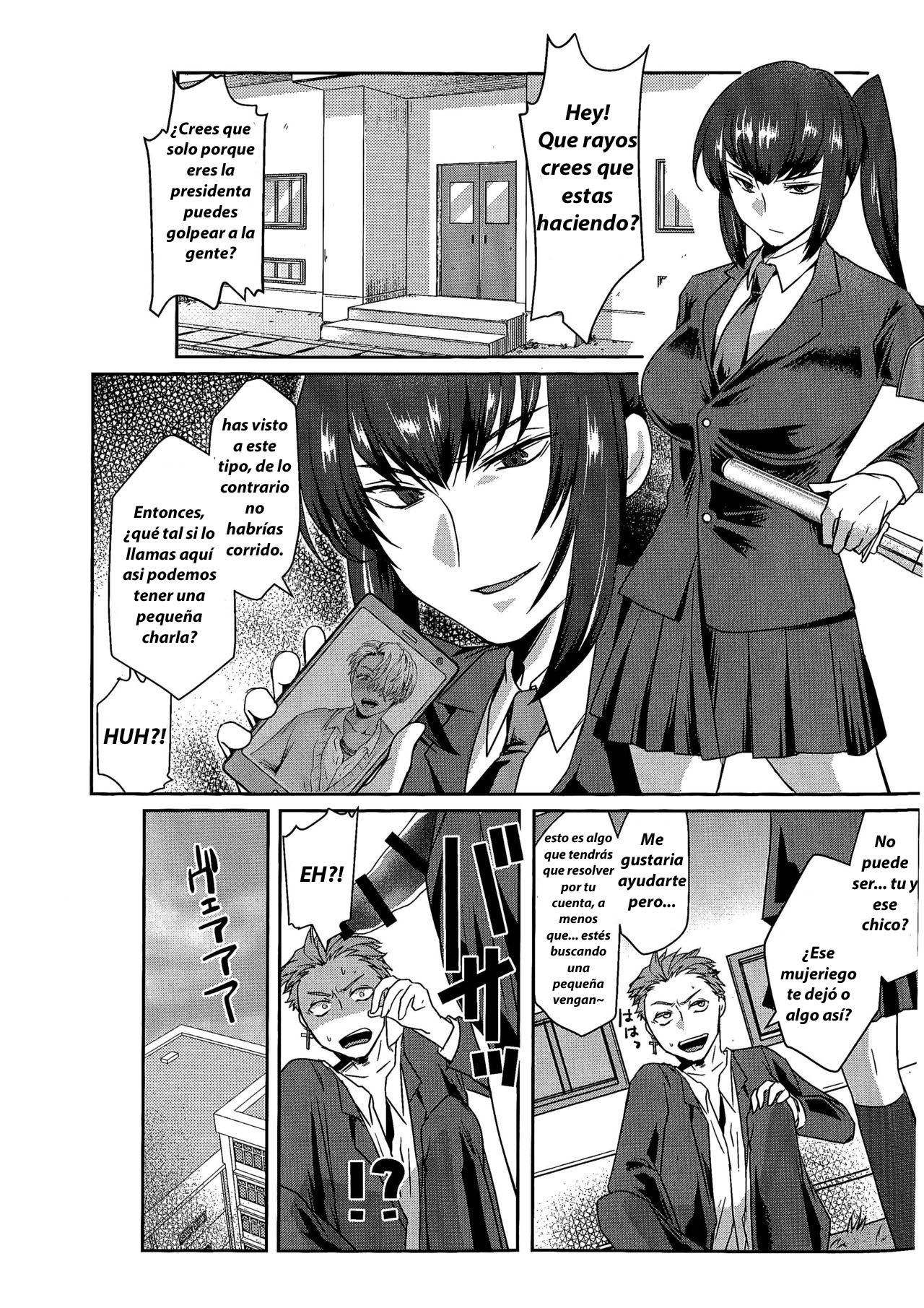 [Wakame no Oyatsu (Umemotsuzou)] Ore wa Omae no Yowami o Nigitte [Spanish] [SPRWTZ] 画像番号 4