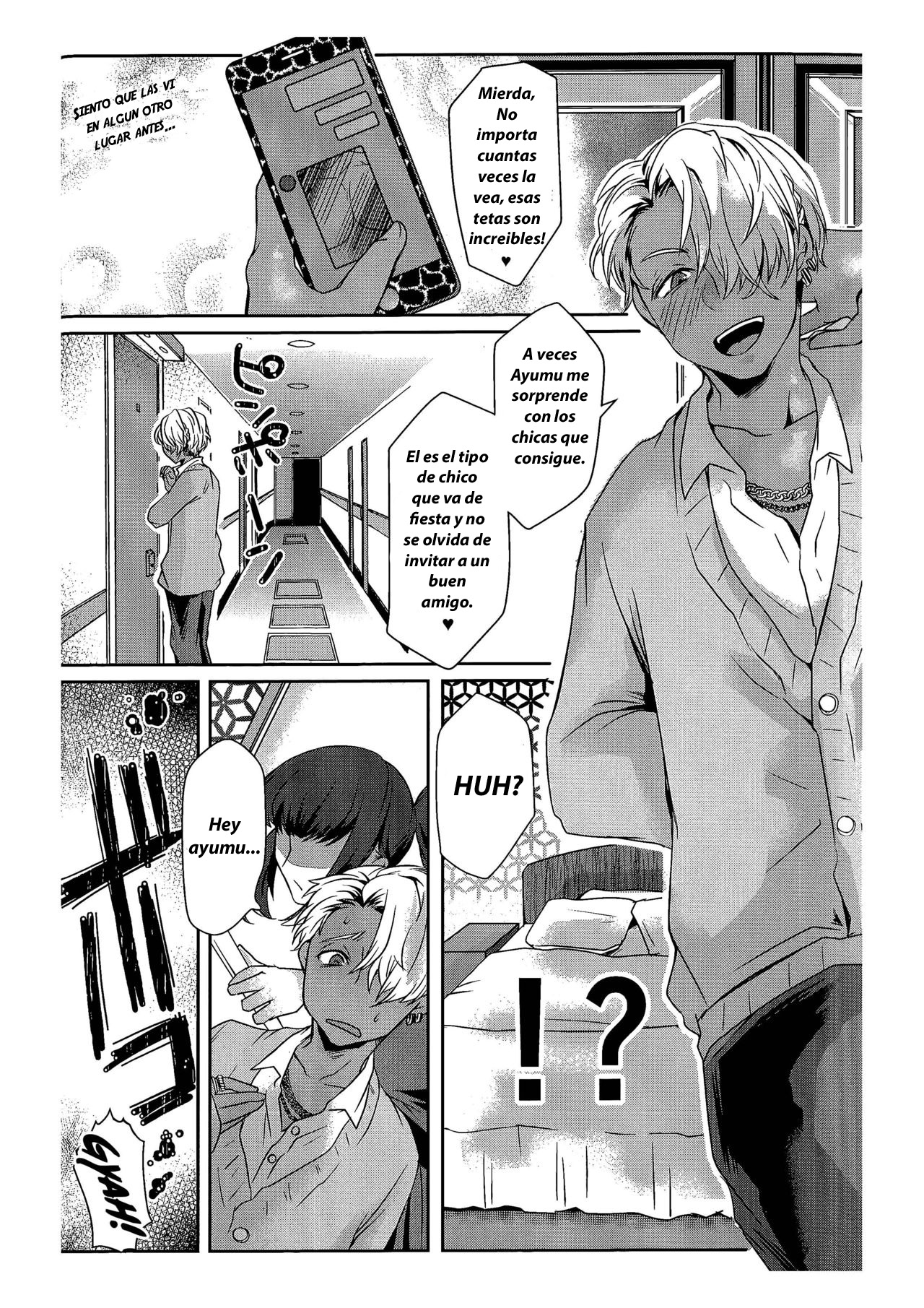 [Wakame no Oyatsu (Umemotsuzou)] Ore wa Omae no Yowami o Nigitte [Spanish] [SPRWTZ] 画像番号 11