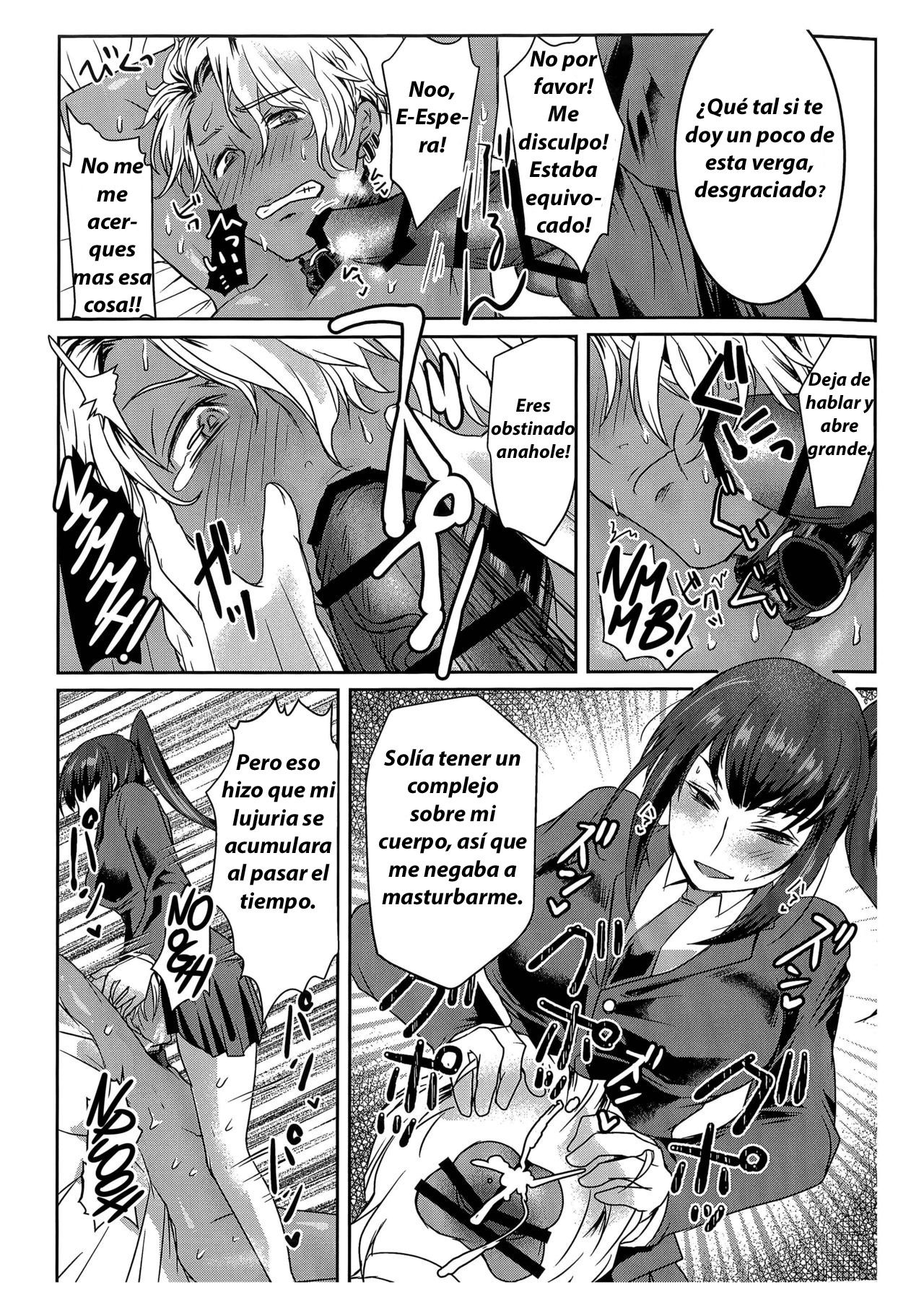 [Wakame no Oyatsu (Umemotsuzou)] Ore wa Omae no Yowami o Nigitte [Spanish] [SPRWTZ] 画像番号 14