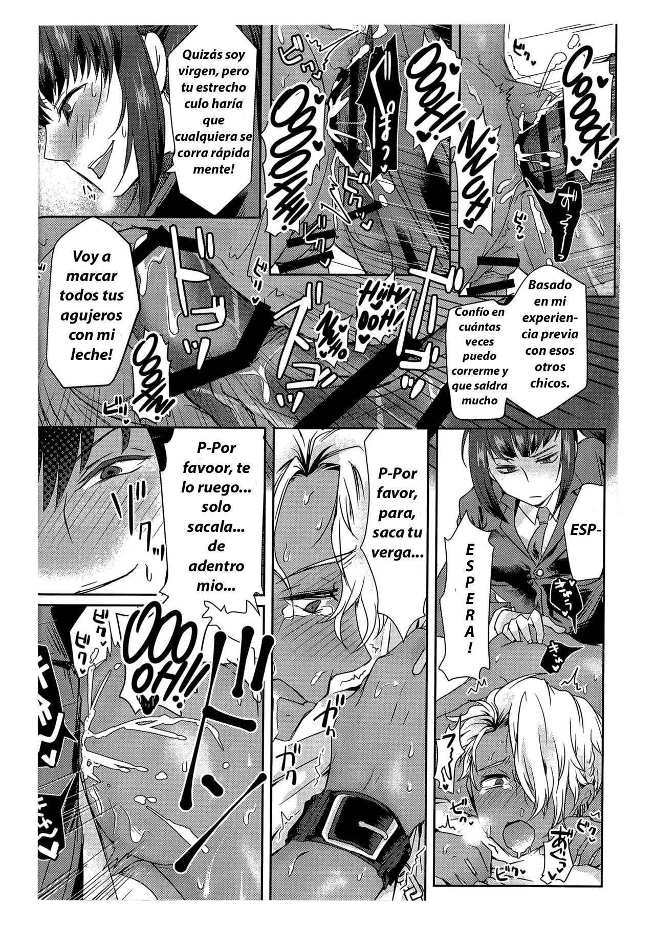 [Wakame no Oyatsu (Umemotsuzou)] Ore wa Omae no Yowami o Nigitte [Spanish] [SPRWTZ] 画像番号 23