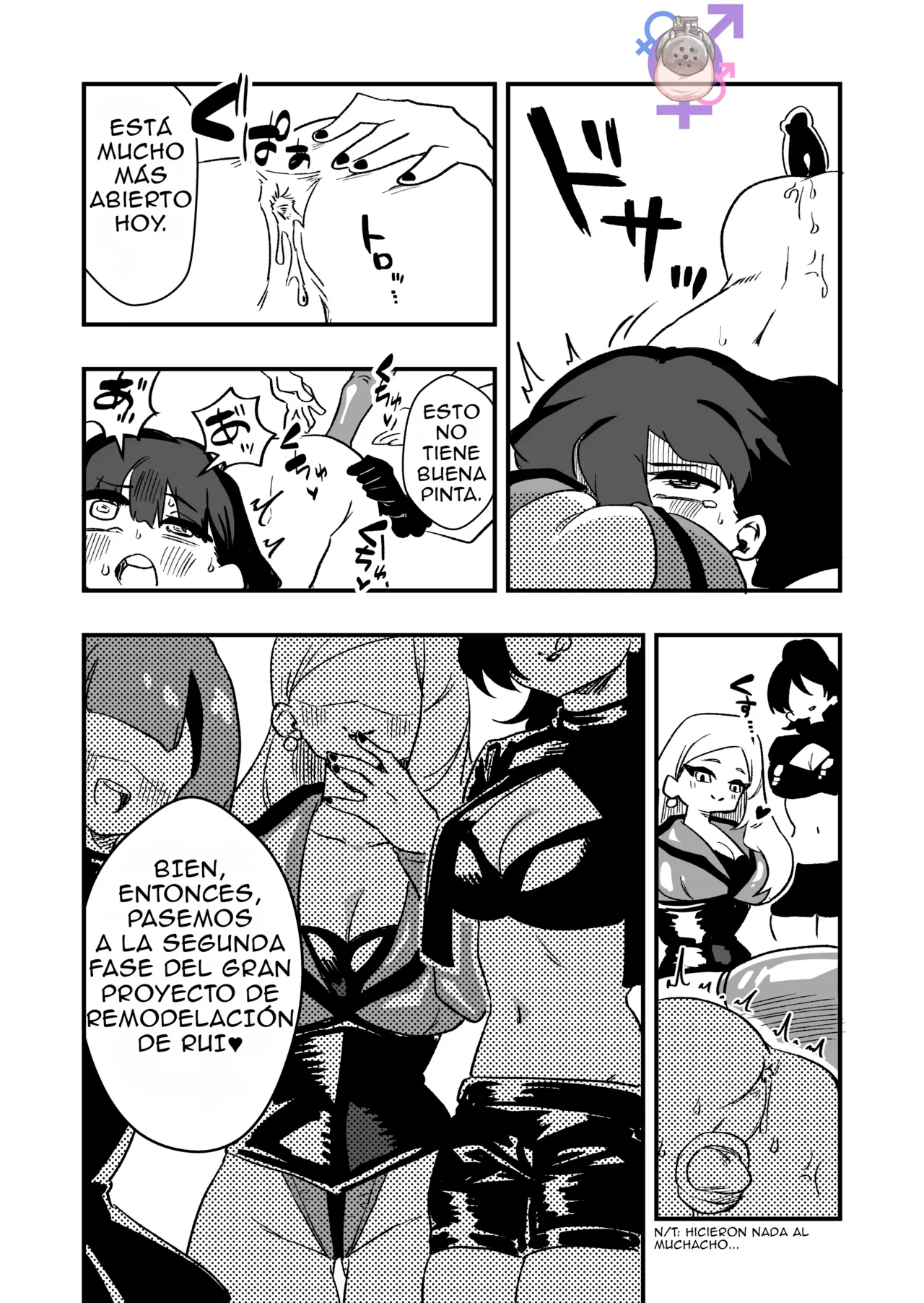 [ChastityScan] [Español] Shussho Shita Moto Shuujin ni Sakaurami Choukyou Sareru Hanashi Zenpen | Parte I image number 37