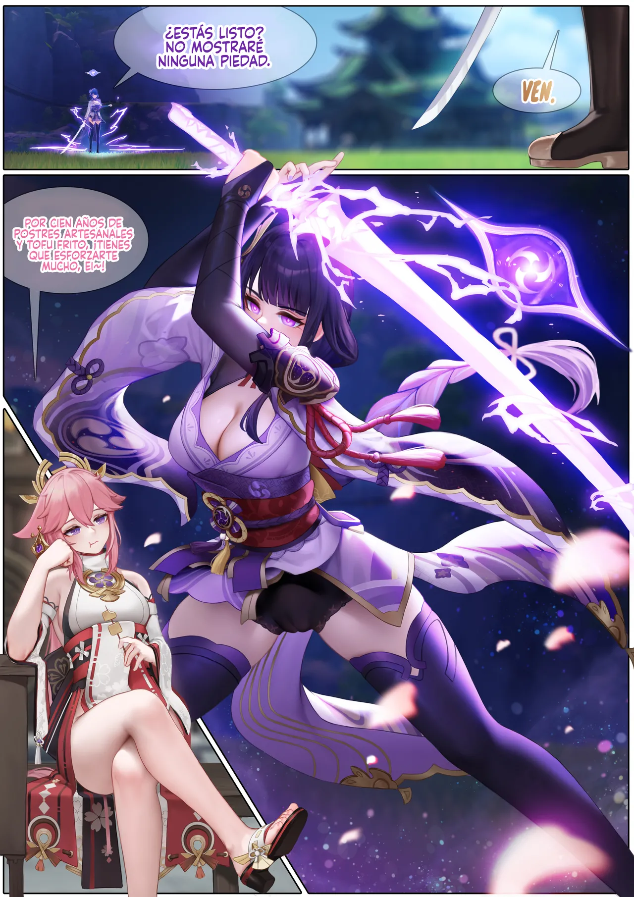 [Reikoku na Haizara] Bebiendo juntos en Inazuma 1-13 (Genshin Impact) [Spanish] [Rakuen Translations] image number 2