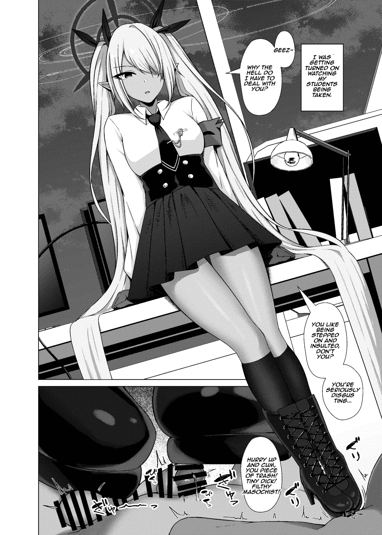 [Minamo Ruri] Buruaka NTR・BSS Manga | Blue Archive NTR・BSS themed manga (Blue Archive) [Aishi21] [English] image number 6