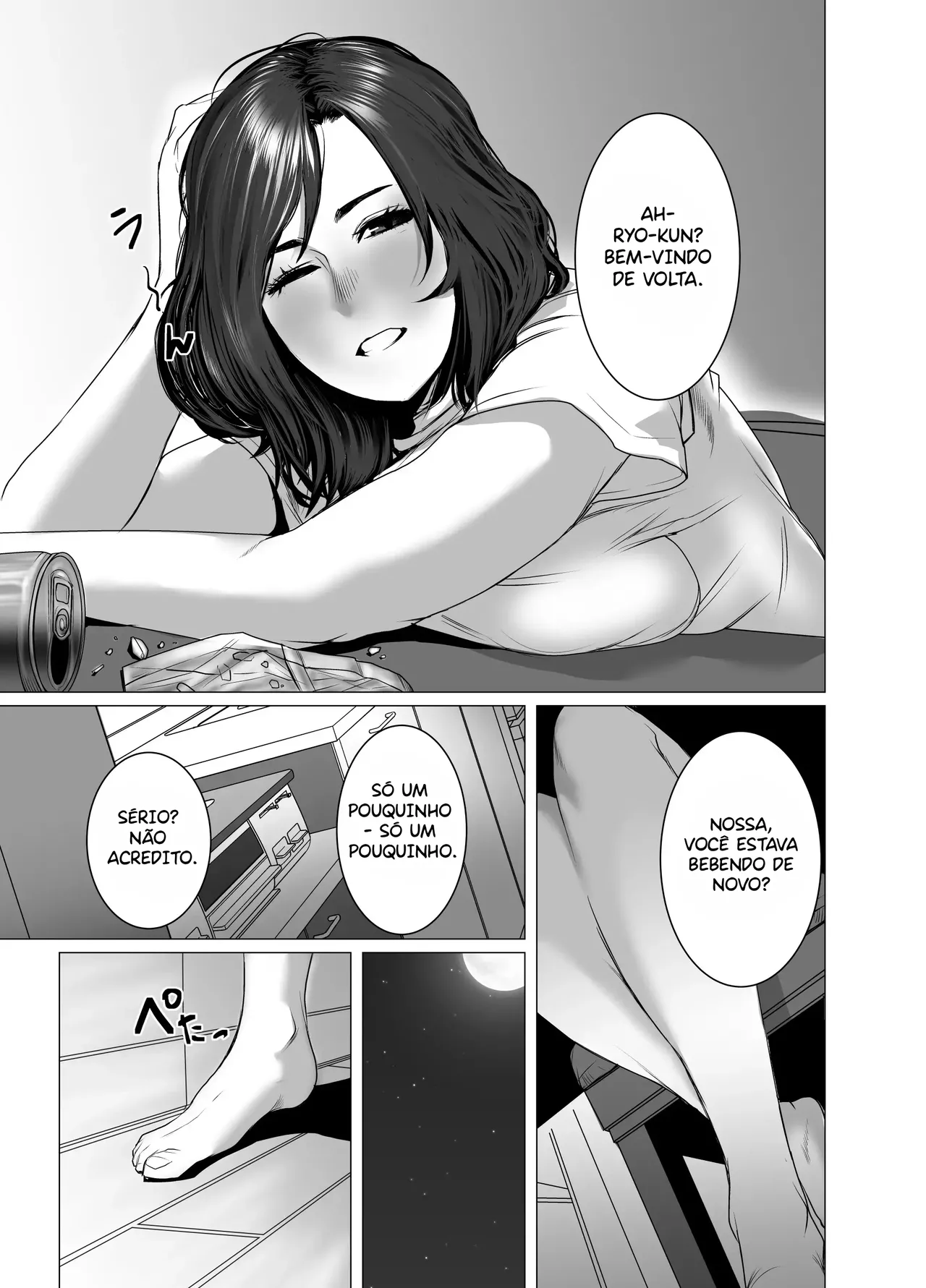 Okaa-san wa You to Machigaeru dakara Boku mo Machigaeru _ When Mom Gets Drunk, She Makes Mistakes-So I Make Them Too[Portuguese-BR] image number 4