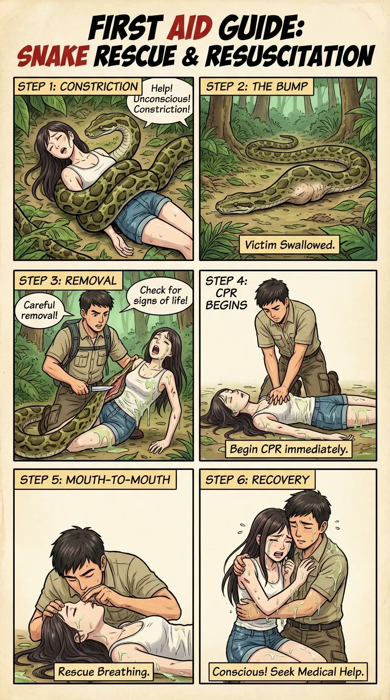 Safety Posters 2: Snake victim (AI Generated) 画像番号 7