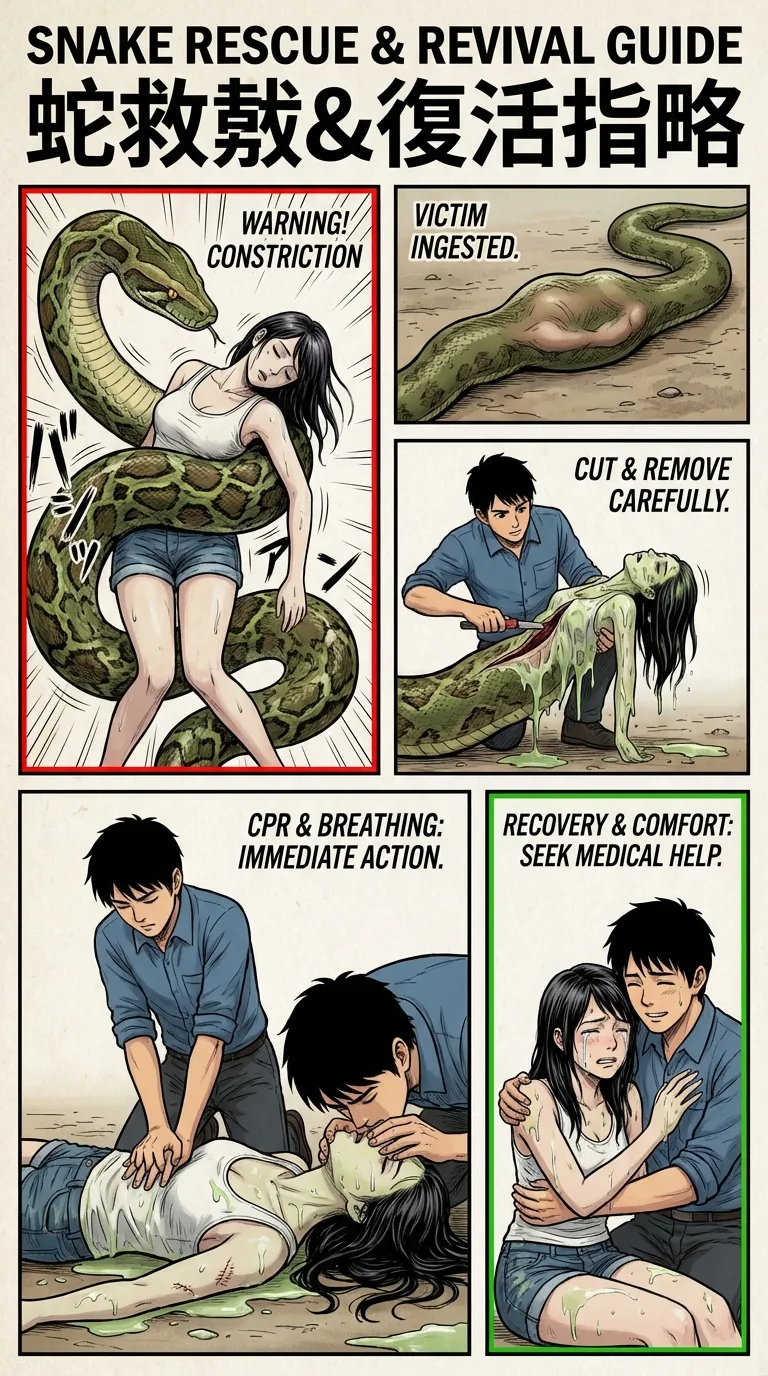 Safety Posters 2: Snake victim (AI Generated) 画像番号 14