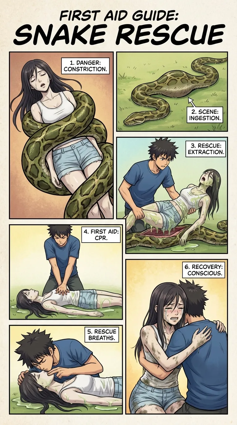 Safety Posters 2: Snake victim (AI Generated) 画像番号 18