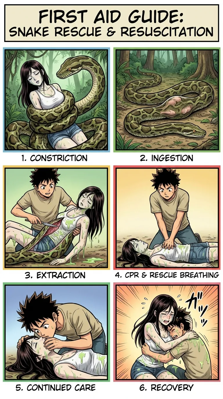 Safety Posters 2: Snake victim (AI Generated) 画像番号 19