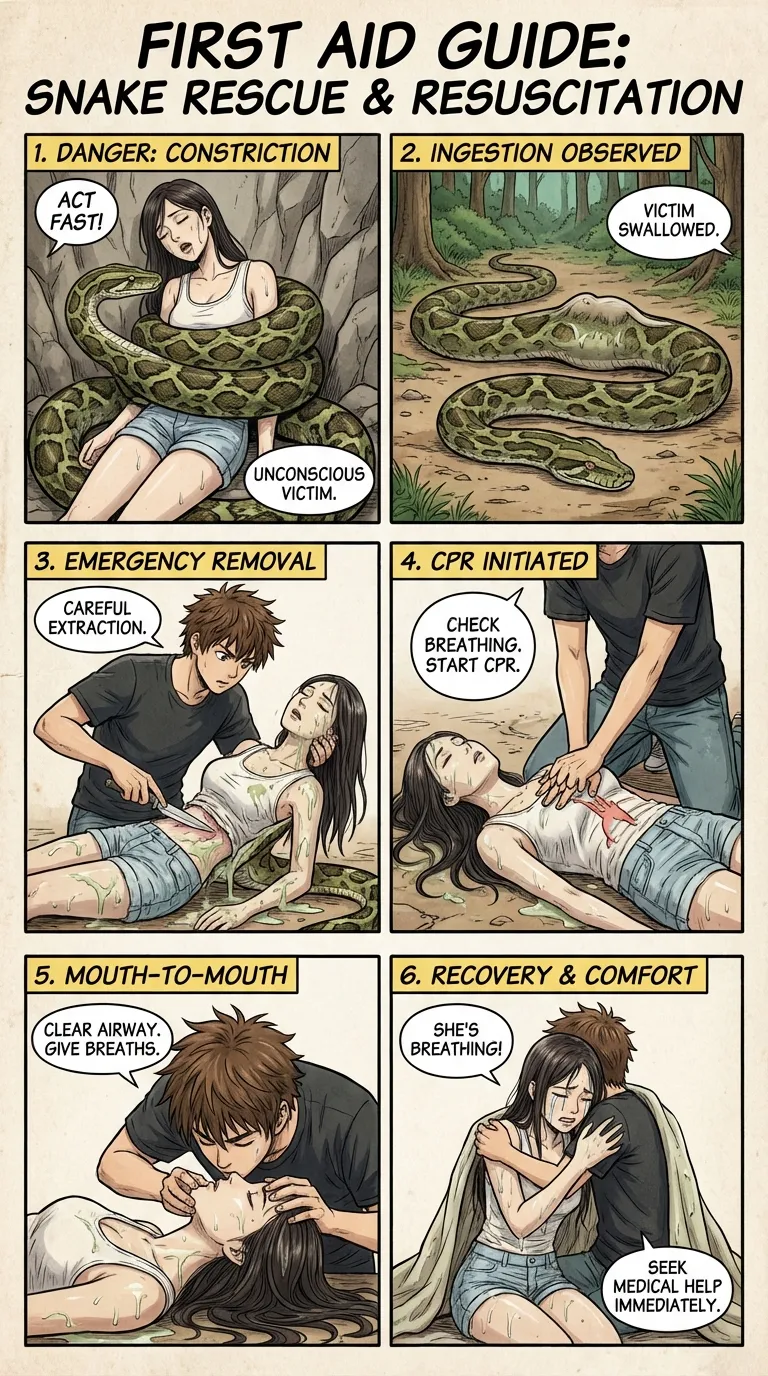Safety Posters 2: Snake victim (AI Generated) 画像番号 23