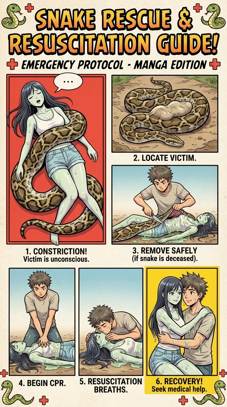 Safety Posters 2: Snake victim (AI Generated) 画像番号 25