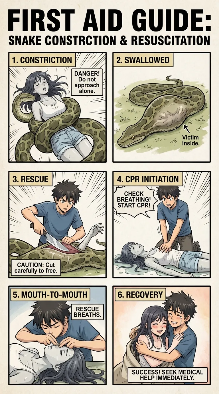 Safety Posters 2: Snake victim (AI Generated) 画像番号 29