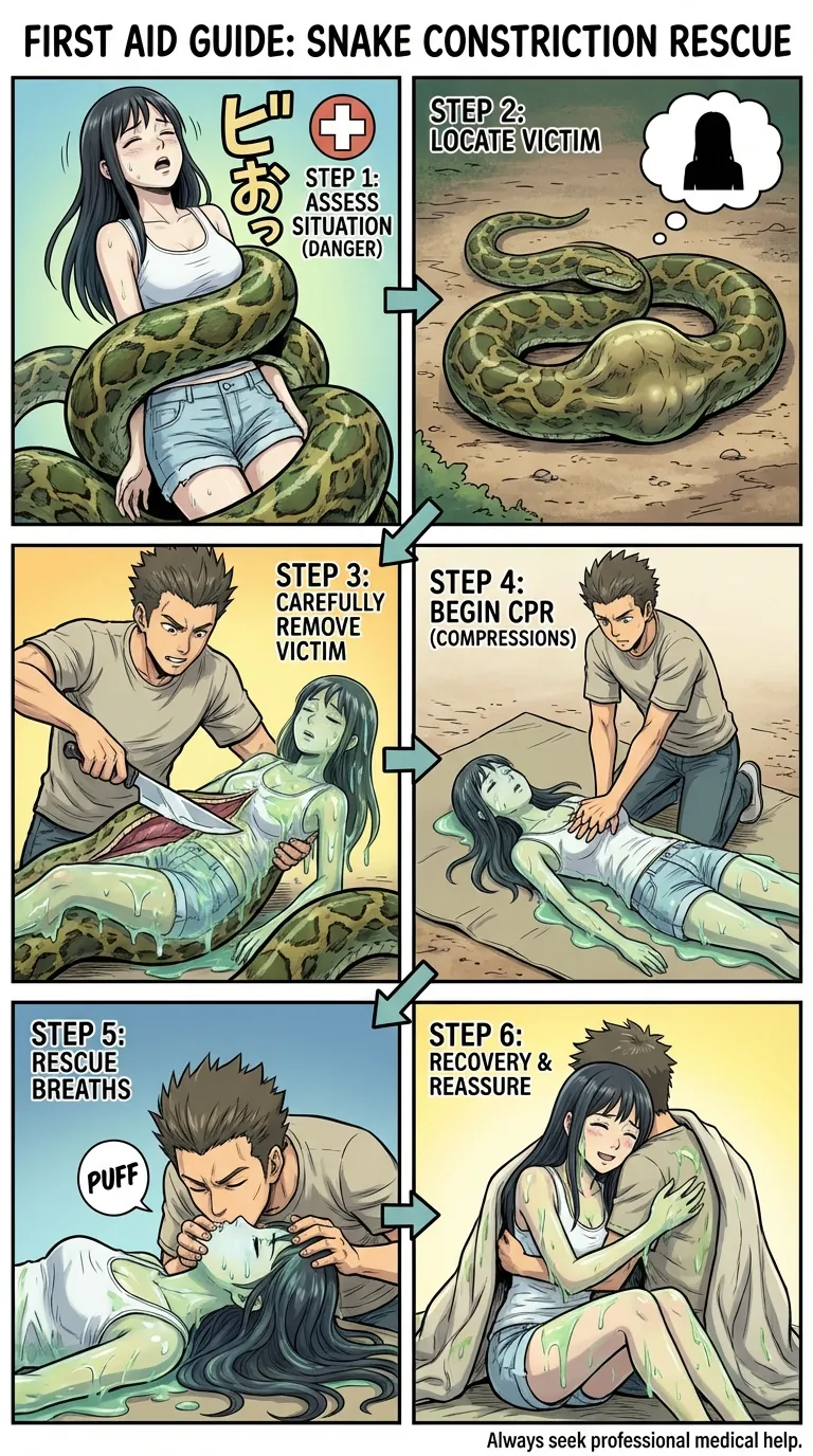 Safety Posters 2: Snake victim (AI Generated) 画像番号 34