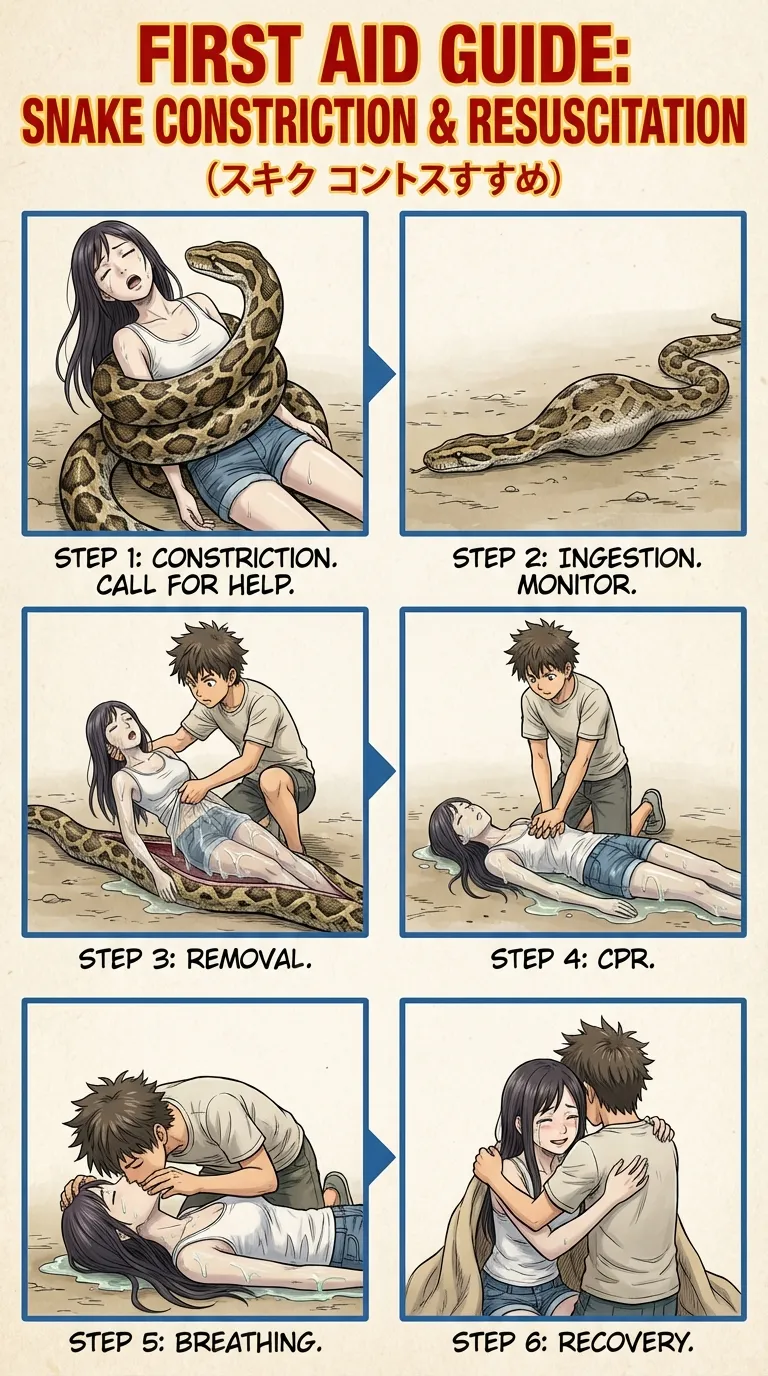 Safety Posters 2: Snake victim (AI Generated) 画像番号 38