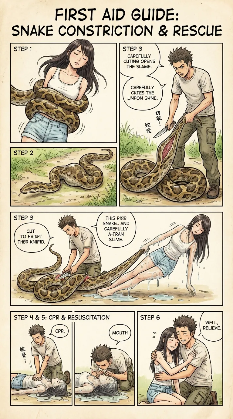 Safety Posters 2: Snake victim (AI Generated) 画像番号 40