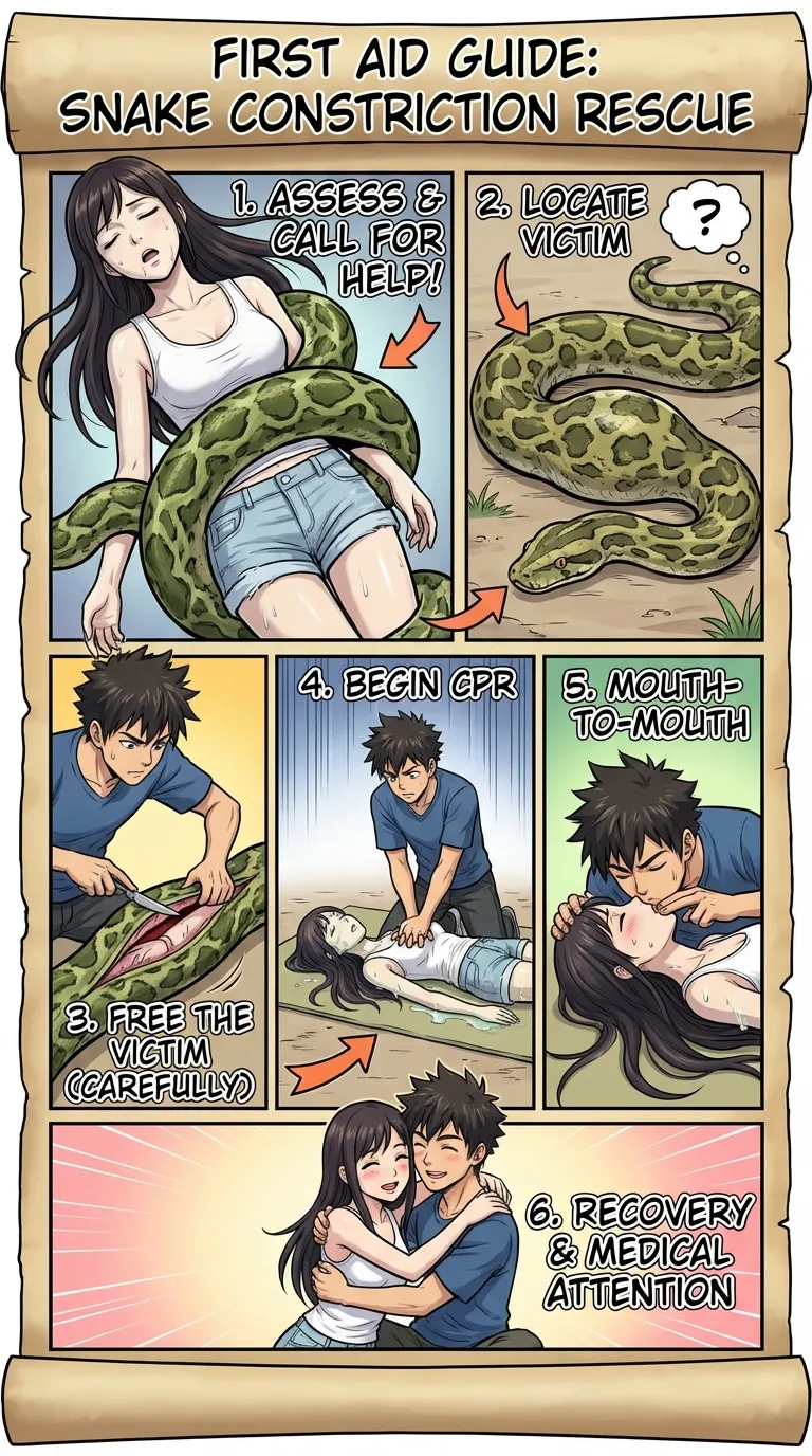 Safety Posters 2: Snake victim (AI Generated) 画像番号 43