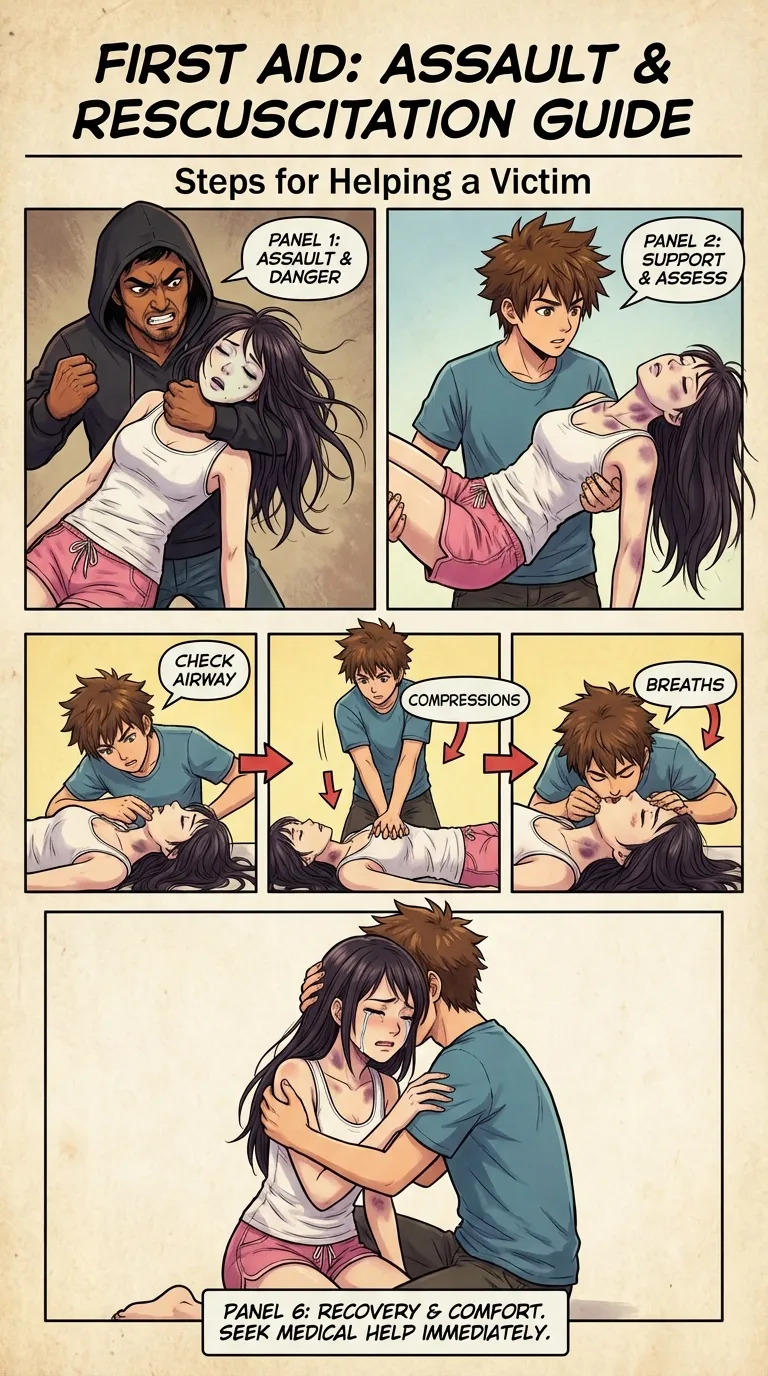 Safety Poster 3: Chokehold Victim (AI Generated) image number 9