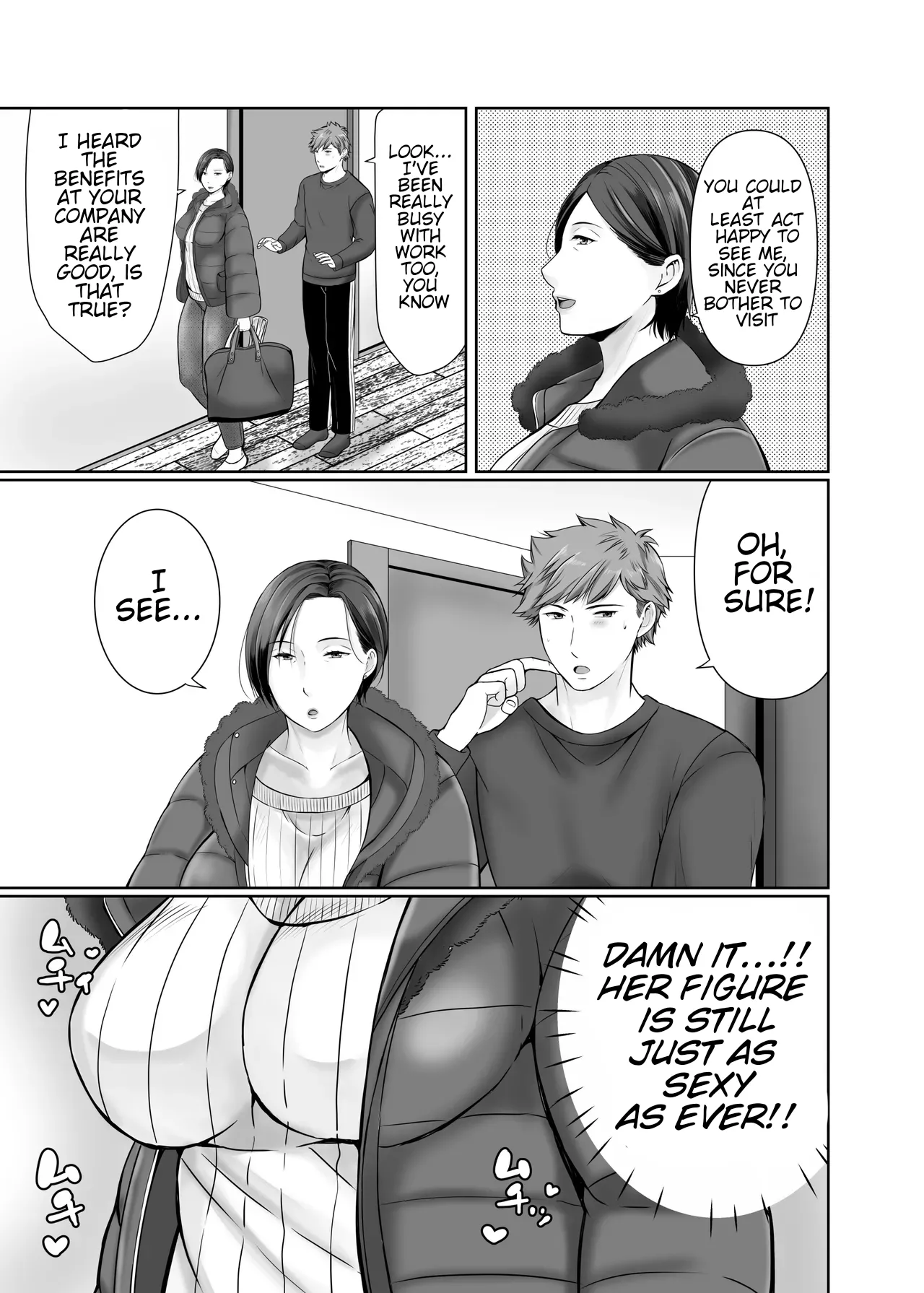 [Popotto Denki Ichigouten] Hitorigurashi no Musuko ni Semararete... | My son, who lives on his own, talked me into it...  [English] [WaterKujo] 图片编号 3