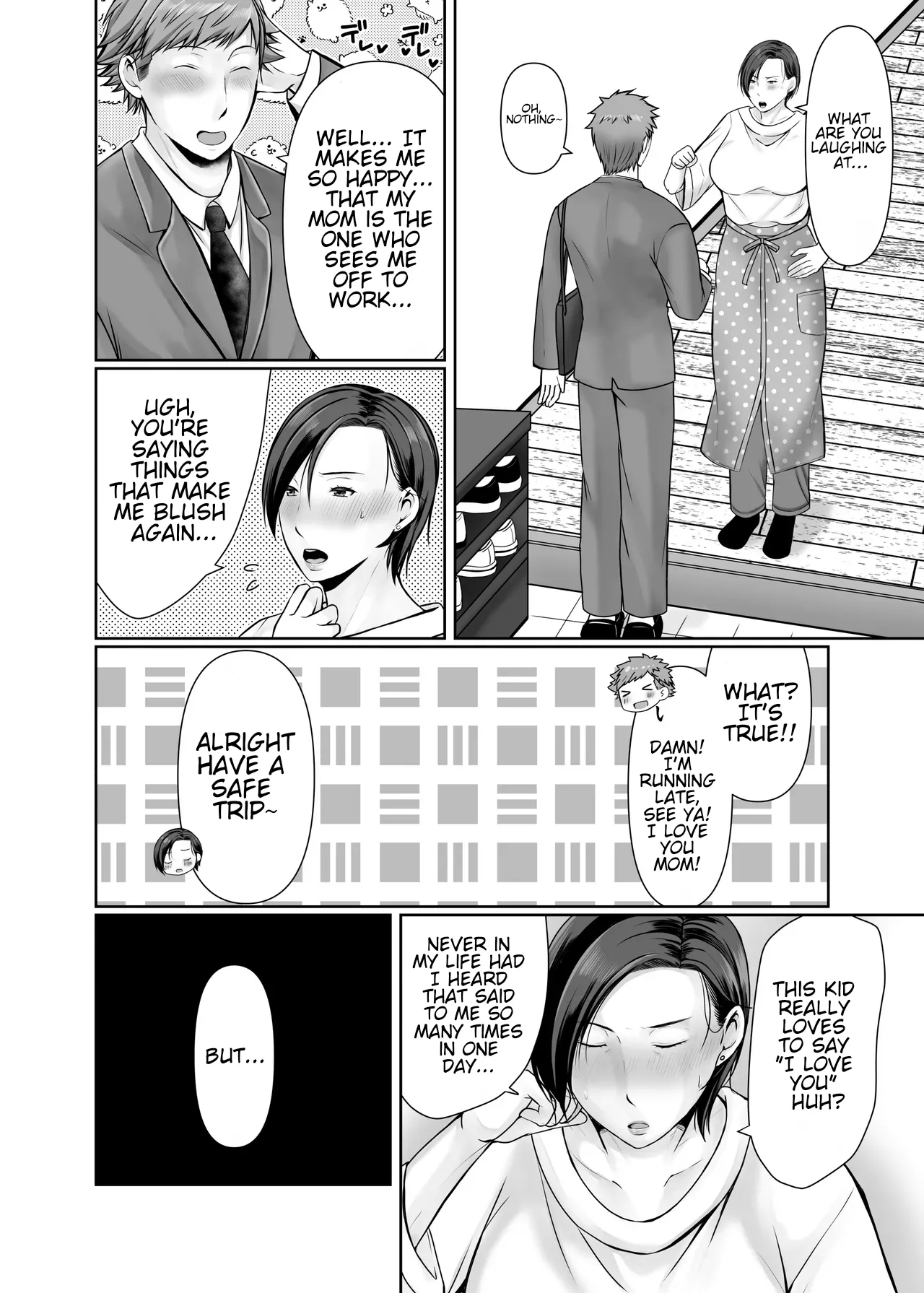 [Popotto Denki Ichigouten] Hitorigurashi no Musuko ni Semararete... | My son, who lives on his own, talked me into it...  [English] [WaterKujo] 图片编号 56