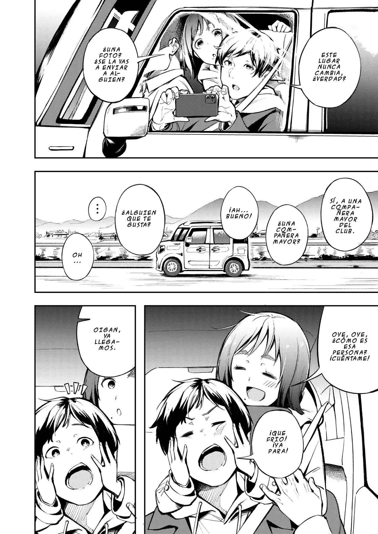 [Mori no Hito (Mokuyama Hito)] Hisashiburi ni Kisei Shitara Osananajimi ga Chichi ni Dakareteita | Al regresar a casa encontre a mi amiga de la infancia en brazos de mi padre [Spanish] [Digital] image number 6