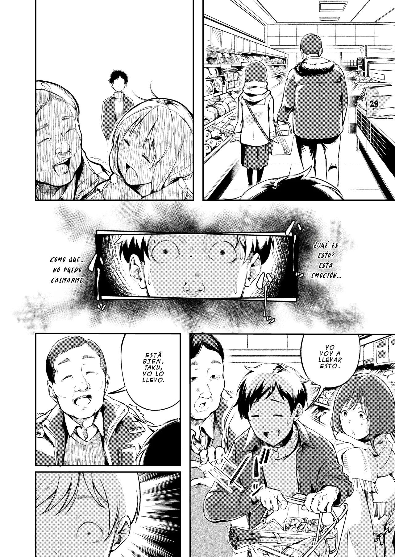 [Mori no Hito (Mokuyama Hito)] Hisashiburi ni Kisei Shitara Osananajimi ga Chichi ni Dakareteita | Al regresar a casa encontre a mi amiga de la infancia en brazos de mi padre [Spanish] [Digital] image number 14