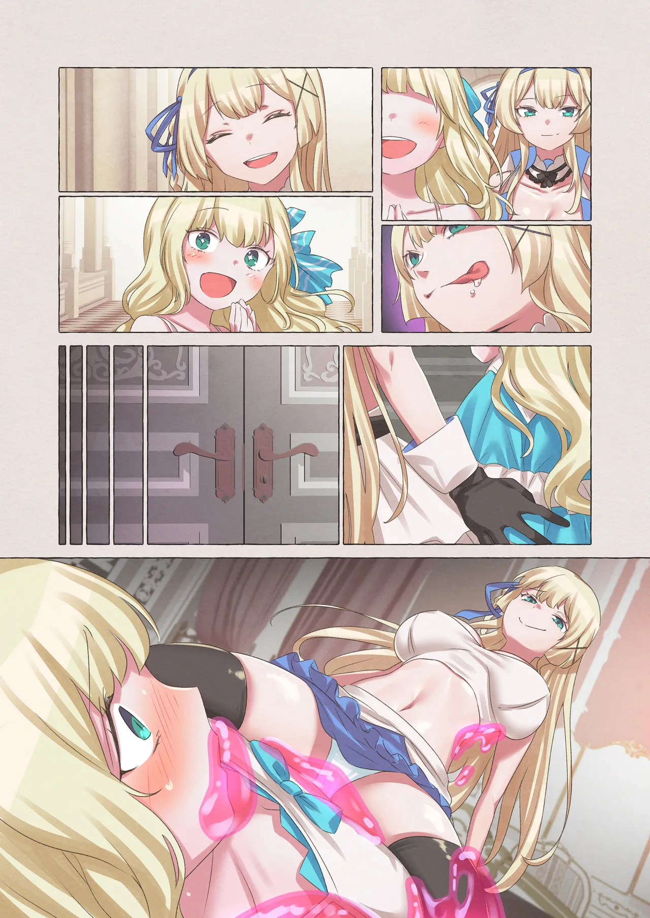 [聖華快楽書店]スライムパンデミック ―エナジードレインでスライムにやりたい放題される姫騎士物語―[中国翻訳] image number 53