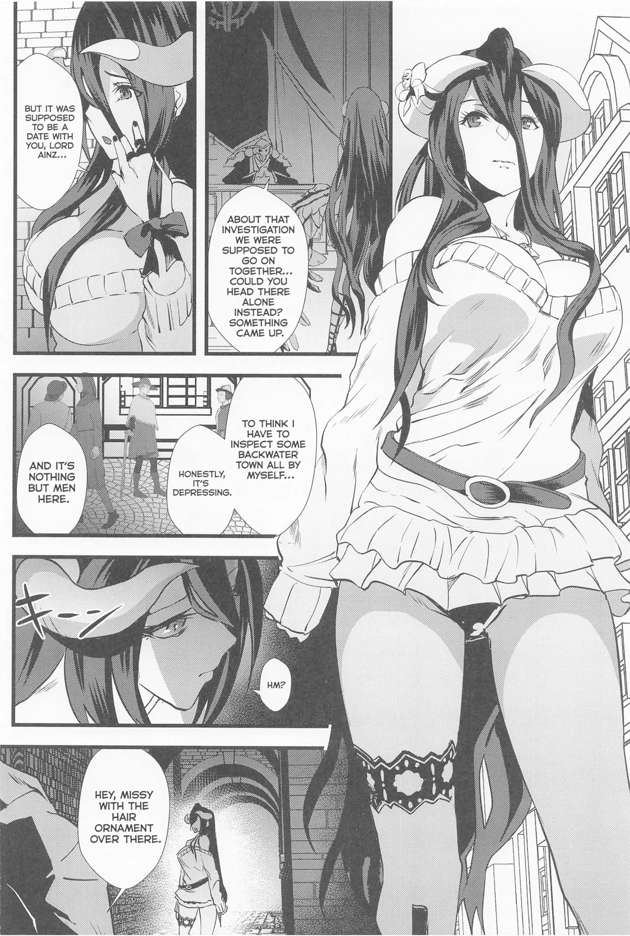 (C101) [sand (Asahiru Yuu)] Inran Succubus Albedo | Lewd Succubus Albedo (Overlord) [English]  [Kumoku] image number 3