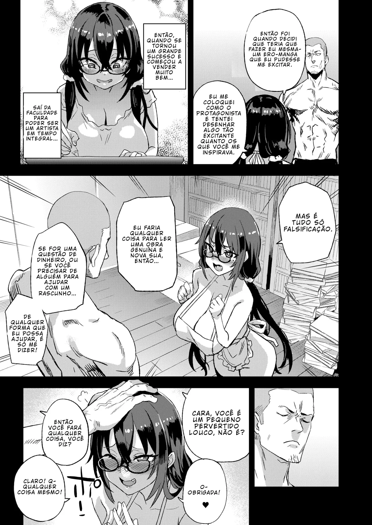 [Fatalpulse (Asanagi)] Kizyouin Sensei no Eromanga Nou - Kizyouin Sensei's Eromanga Worship [Portuguese-BR] [BLACKSUB]  [Digital] image number 36