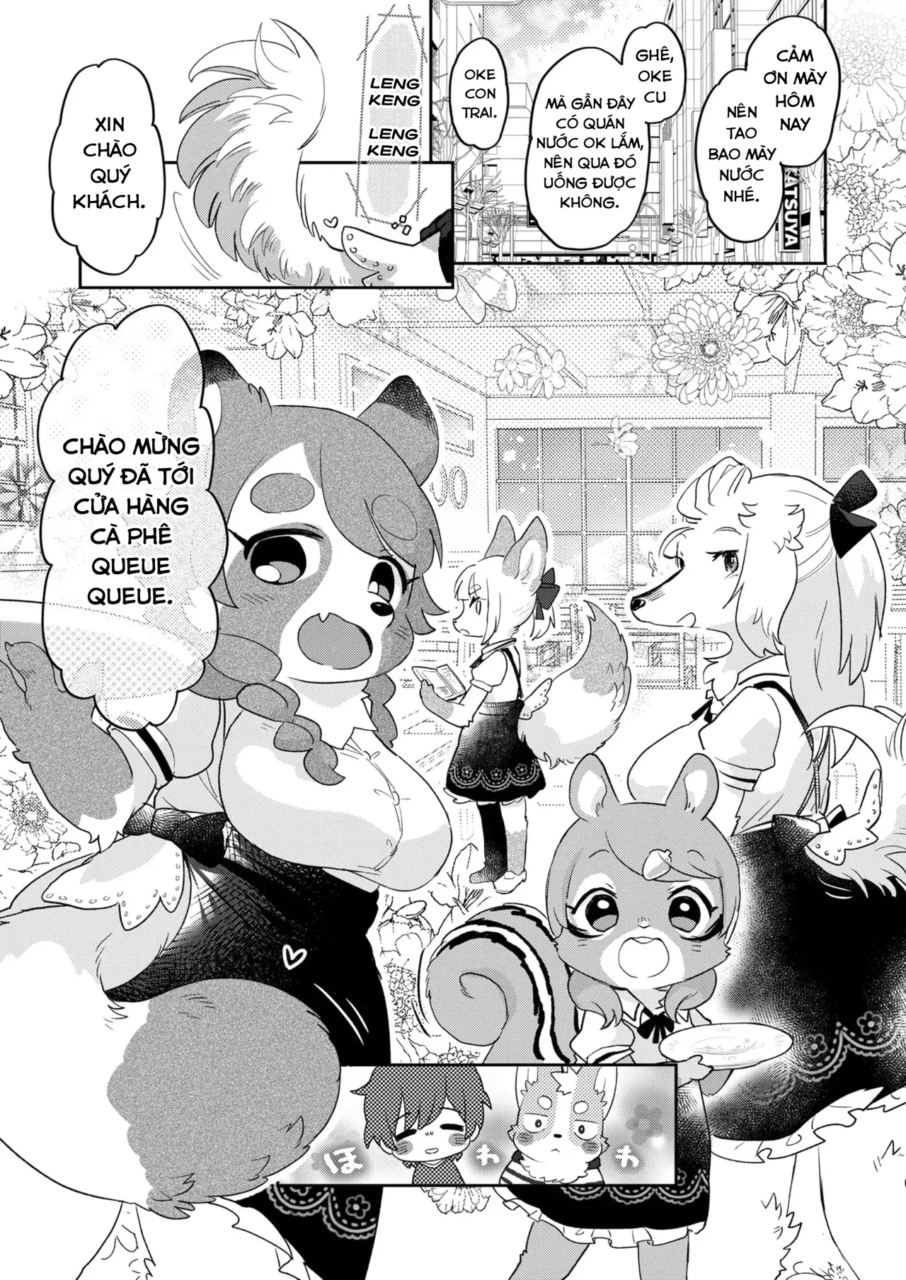 (Kemoket 12) [moffle (mabo)] Kimi no Shippo o Mofuritai! | Anh muốn sờ đuôi của em [Vietnamese Tiếng Việt] image number 2