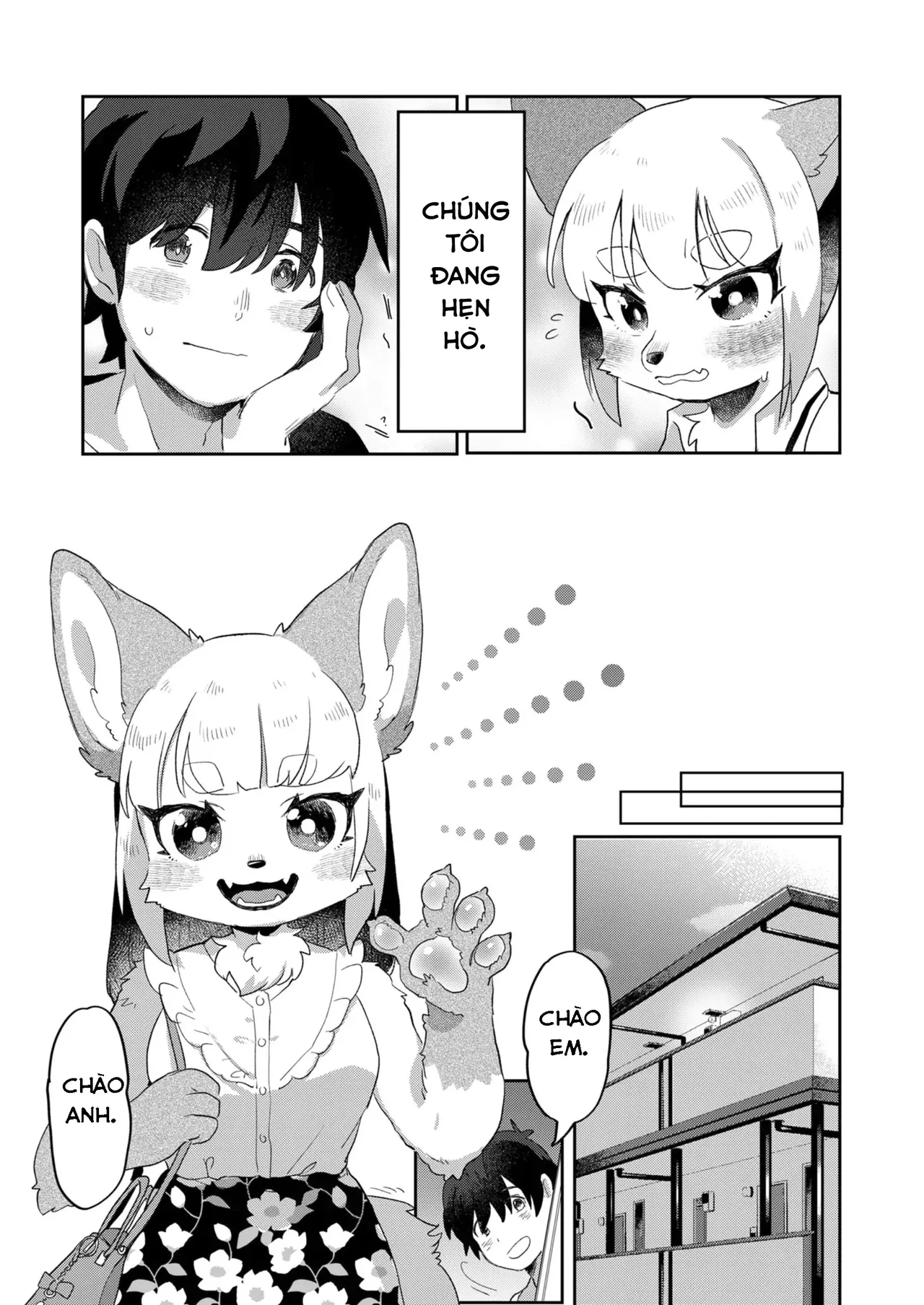 (Kemoket 12) [moffle (mabo)] Kimi no Shippo o Mofuritai! | Anh muốn sờ đuôi của em [Vietnamese Tiếng Việt] image number 6