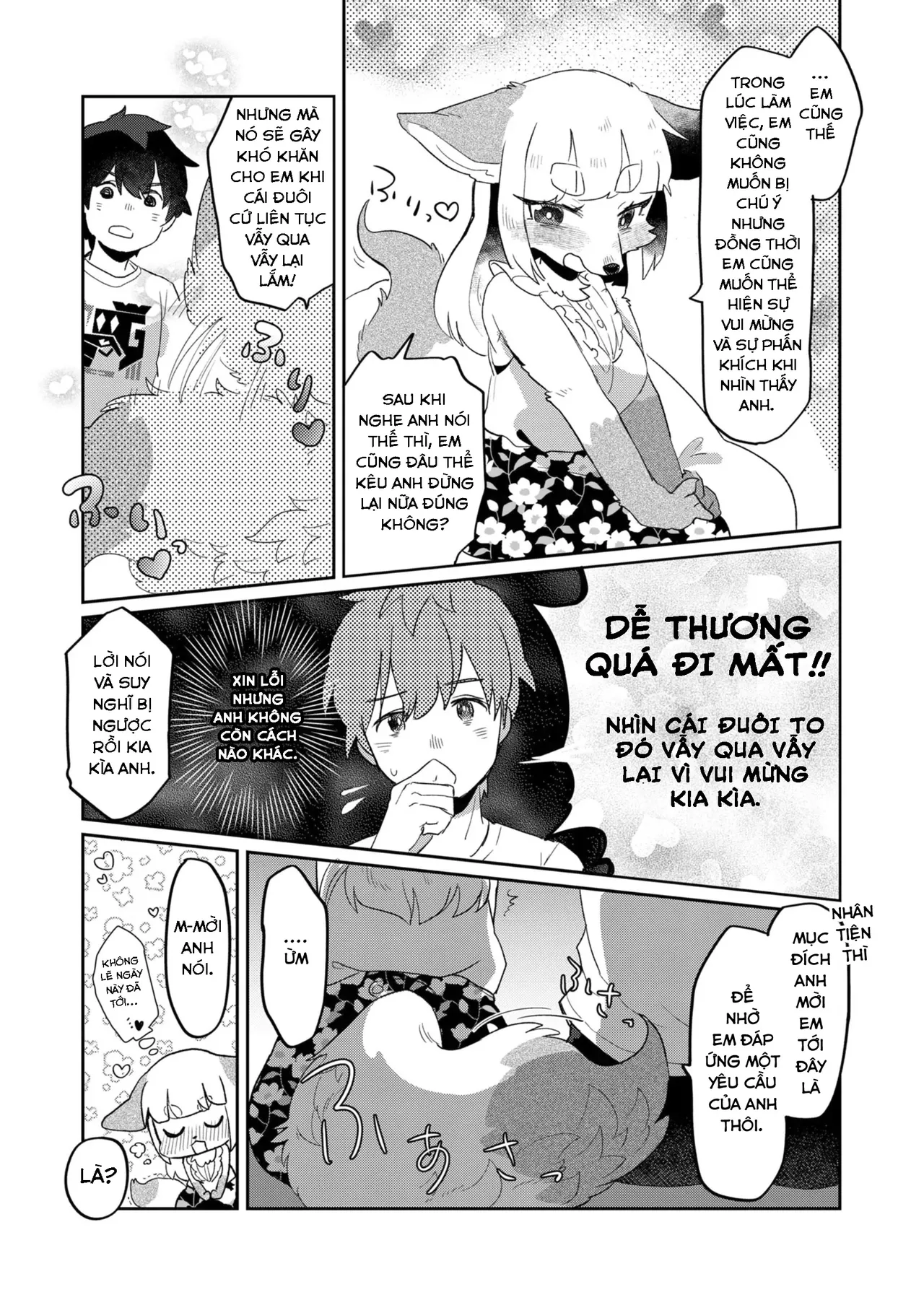 (Kemoket 12) [moffle (mabo)] Kimi no Shippo o Mofuritai! | Anh muốn sờ đuôi của em [Vietnamese Tiếng Việt] image number 8