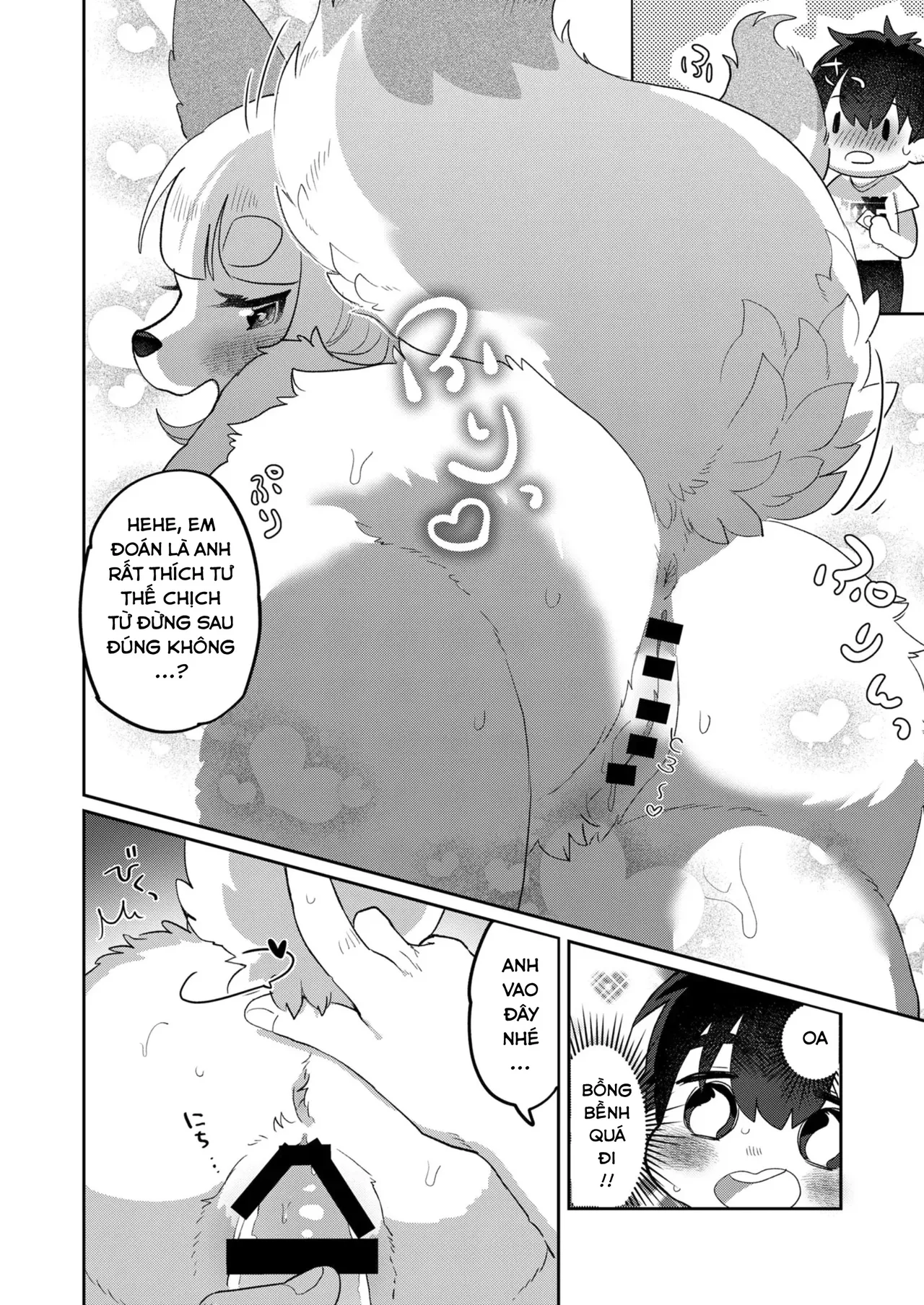 (Kemoket 12) [moffle (mabo)] Kimi no Shippo o Mofuritai! | Anh muốn sờ đuôi của em [Vietnamese Tiếng Việt] image number 20