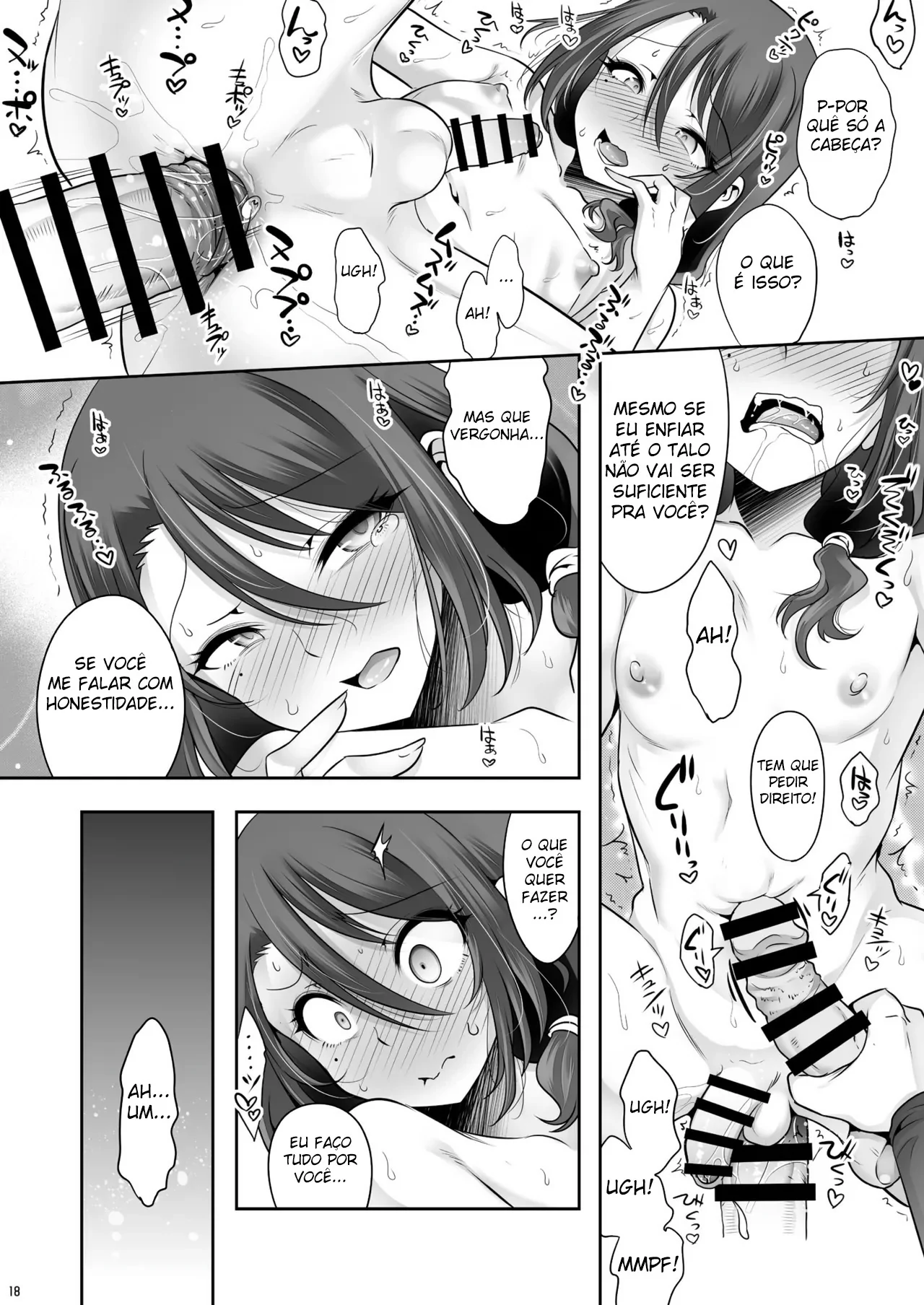 [EGO DANCE (Nanamatsu Kenji)] Otonari-san ga Jitsu wa Ecchi na Mesu Onii-san deshita Portuguese-BR] [Digital] [Incomplete] image number 17