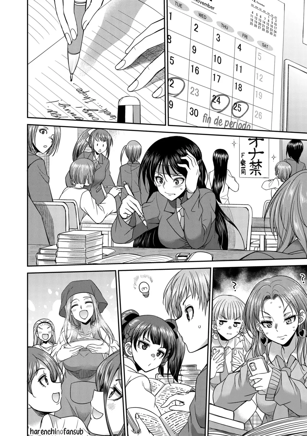 [Gekka Kaguya] Futanari Joshi Kousei wa Ryoubo-san to...♥ (Chap. 2)| Colegialas Futanari...♥ a su Cuidadora de Dormitorio (Cap.2) [Spanish] [Decensored] [Digital] [Harenchi no Fansub] 图片编号 18